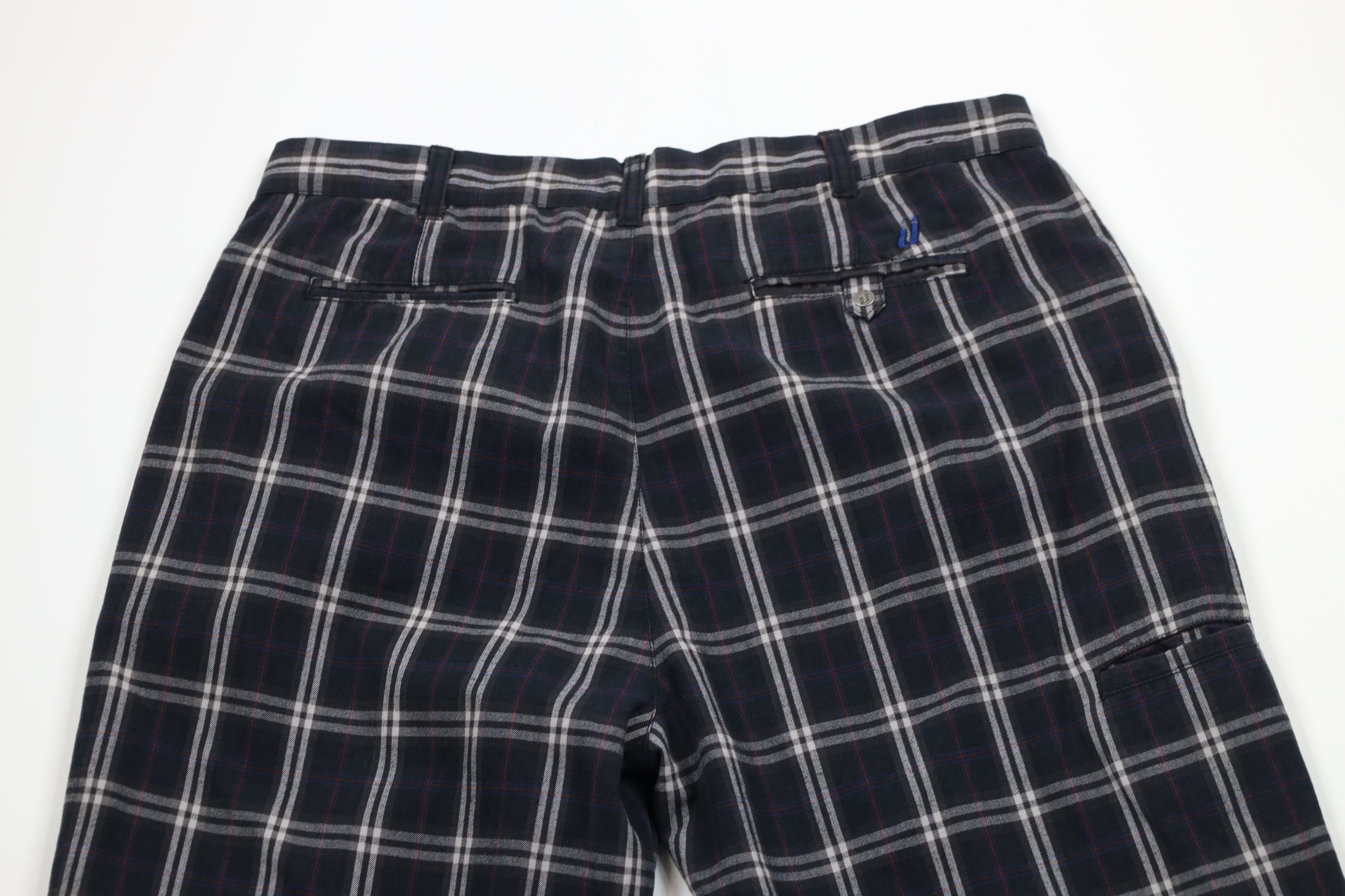 Vintage Vintage 90s Y2K Streetwear Baggy Wide Leg Chino Pants Plaid Size US 36 / EU 52 - 12 Thumbnail