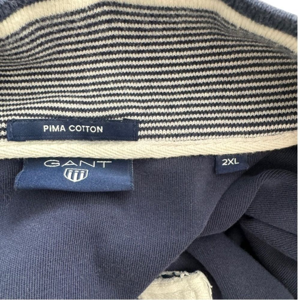 Gant Gant SZ 2XL Navy blue sweatshirt pullover Size US XXL / EU 58 / 5 - 3 Thumbnail