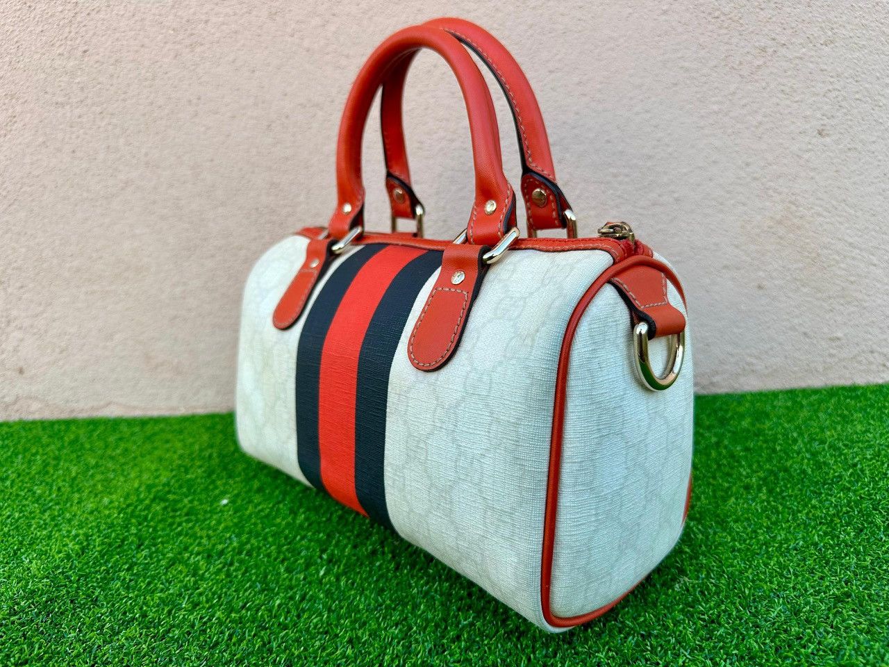 Gucci Authentic Gucci GG Supreme Mini Joy Boston Bag Size ONE SIZE - 3 Thumbnail
