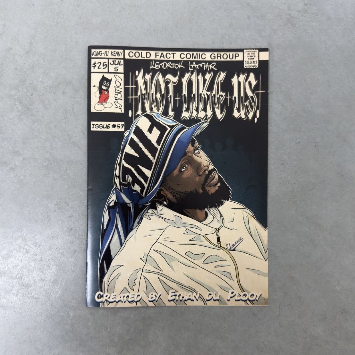 Rap Tees CFCG KENDRICK LAMAR NOT LIKE US PARODY COMIC BOOK Size ONE SIZE - 4 Thumbnail
