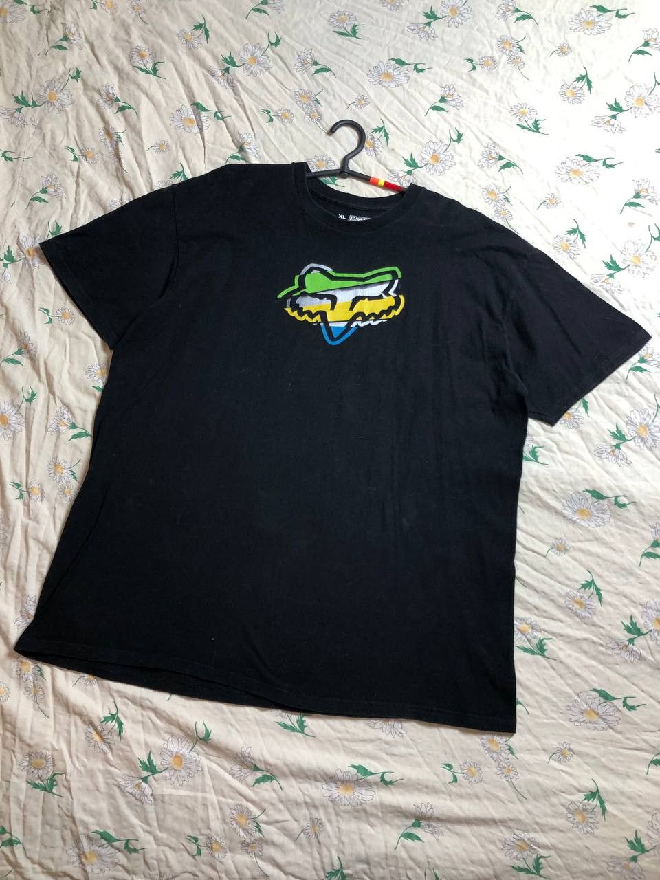 Fox Racing Fox Racing big logo Vintage black T-Shirt crazy Y2K size XL Size US XL / EU 56 / 4 - 1 Thumbnail