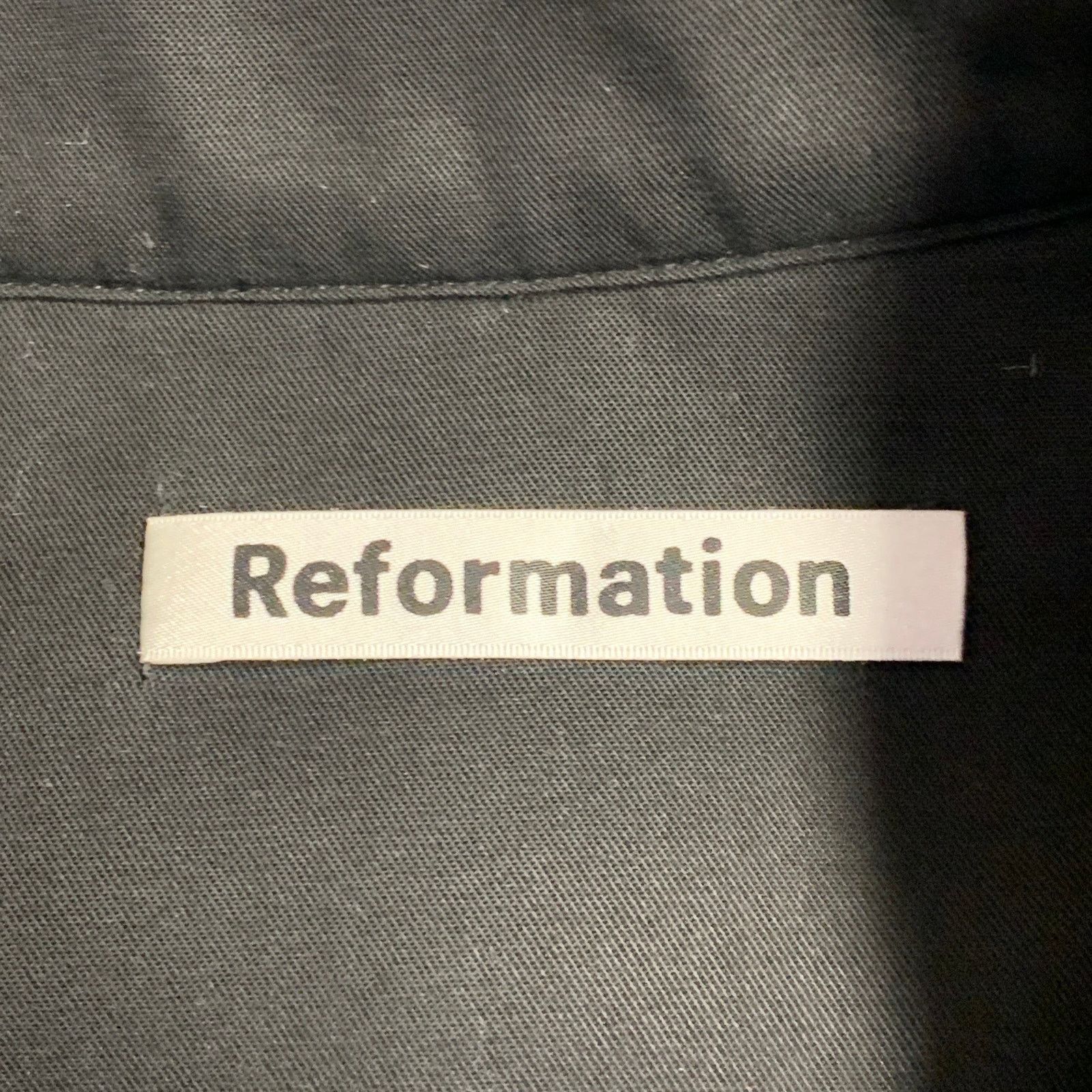 Reformation REFORMATION Size M Black White Wool Blend Plaid Shirt Jacket Size M / US 6-8 / IT 42-44 - 5 Thumbnail