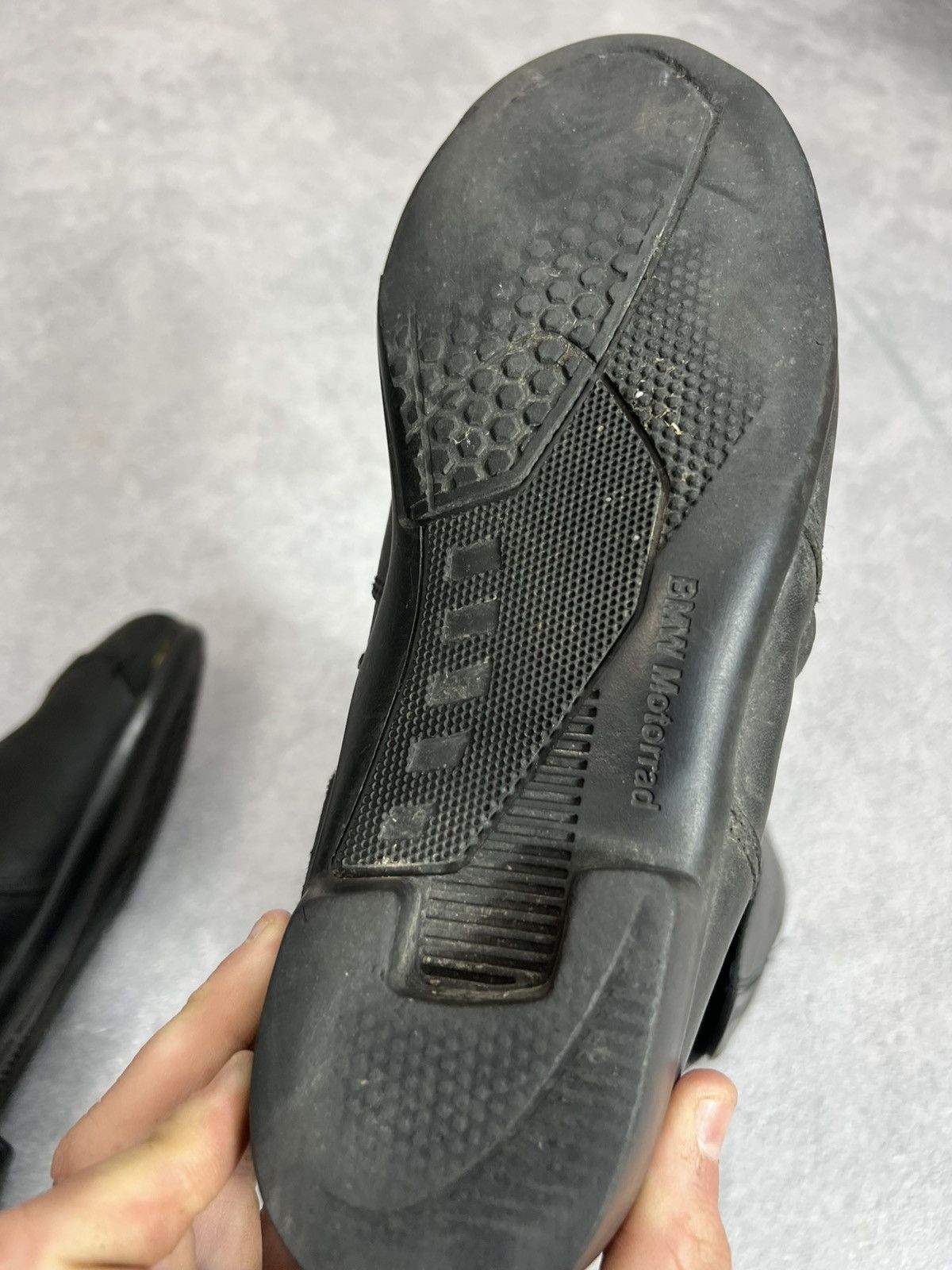 BMW VTG BMW LEATHER GUIDI KMRII STYLE BOOTS Size US 7 / EU 40 - 13 Thumbnail