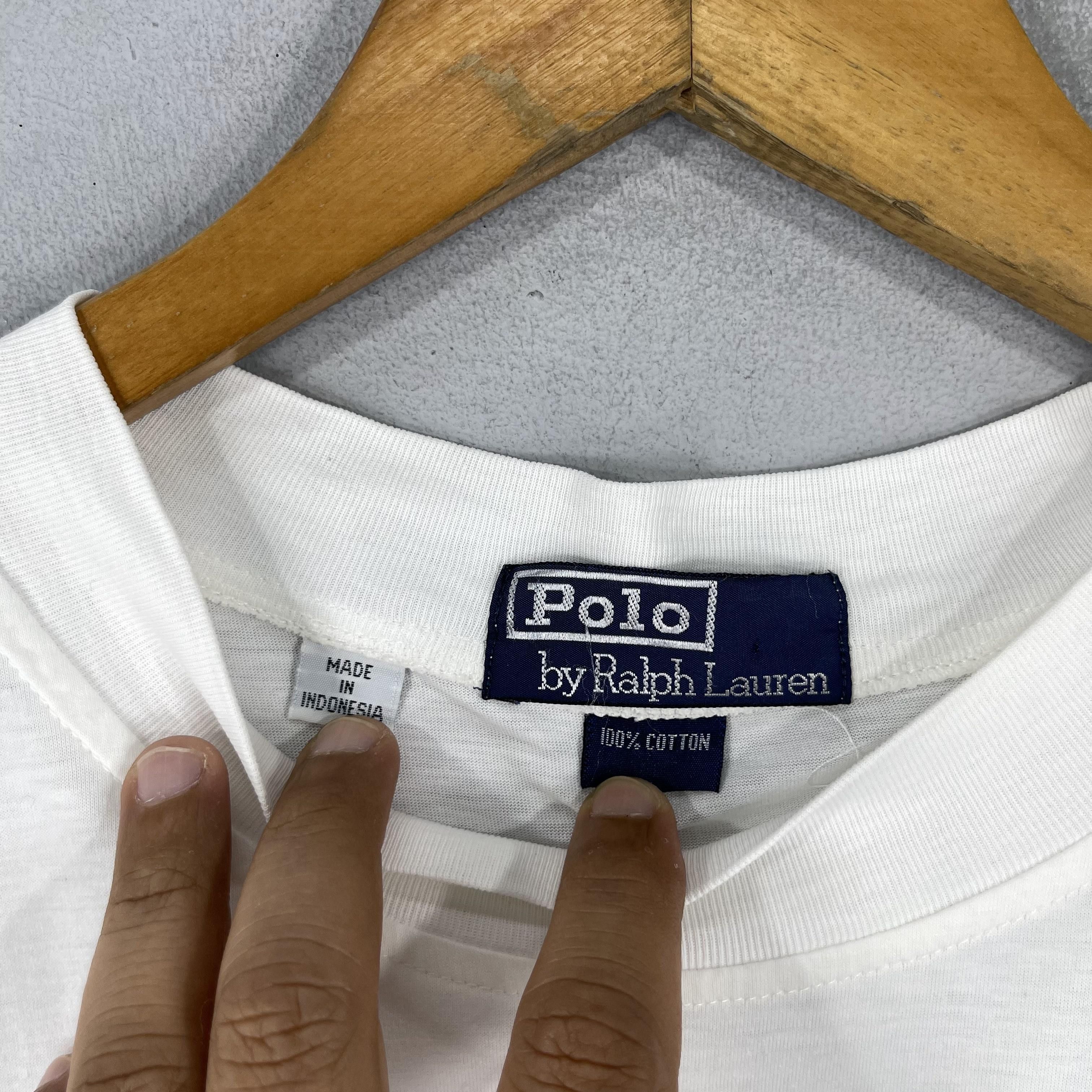 Polo Ralph Lauren Vintage POLO RALPH LAUREN Big Pony Logo Printed Tshirt Size US M / EU 48-50 / 2 - 5 Thumbnail