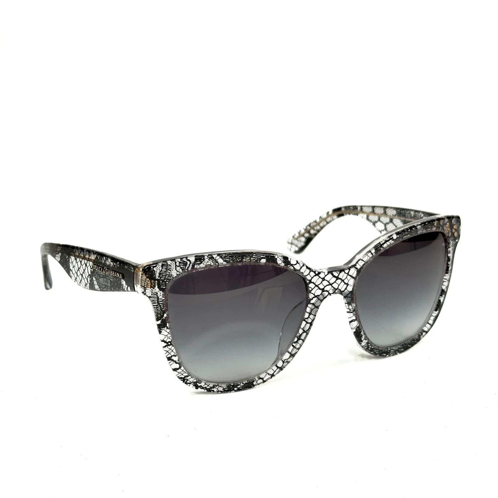 Dolce & Gabbana Dolce & Gabbana DG4190 4190 BLACK LACE Sunglasses Authentic Size ONE SIZE - 5 Thumbnail