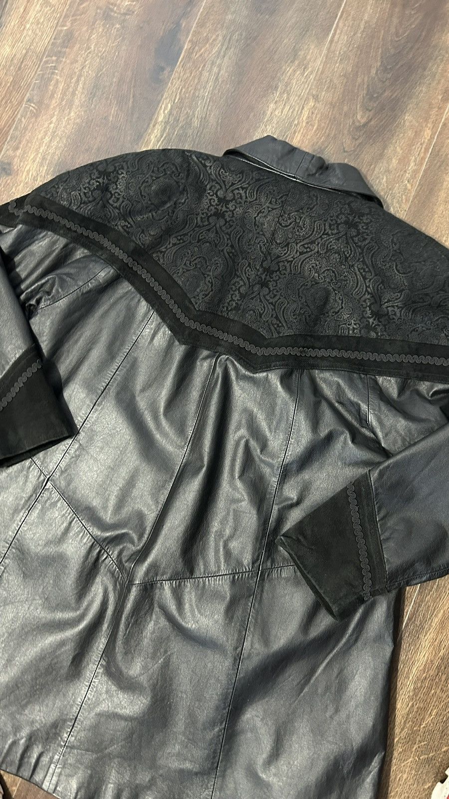 Other Vintage Jaqueline Ferrar Leather Jacket Coat Size US S / EU 44-46 / 1 - 5 Thumbnail