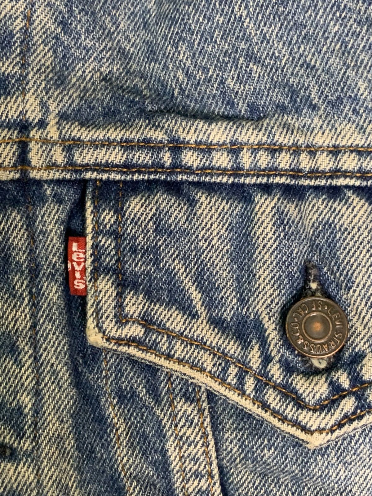 Levi's Vintage Clothing Rare Design Vintage Levi’s Lot 70411 Trucker Jackets Size L / US 10 / IT 46 - 7 Thumbnail