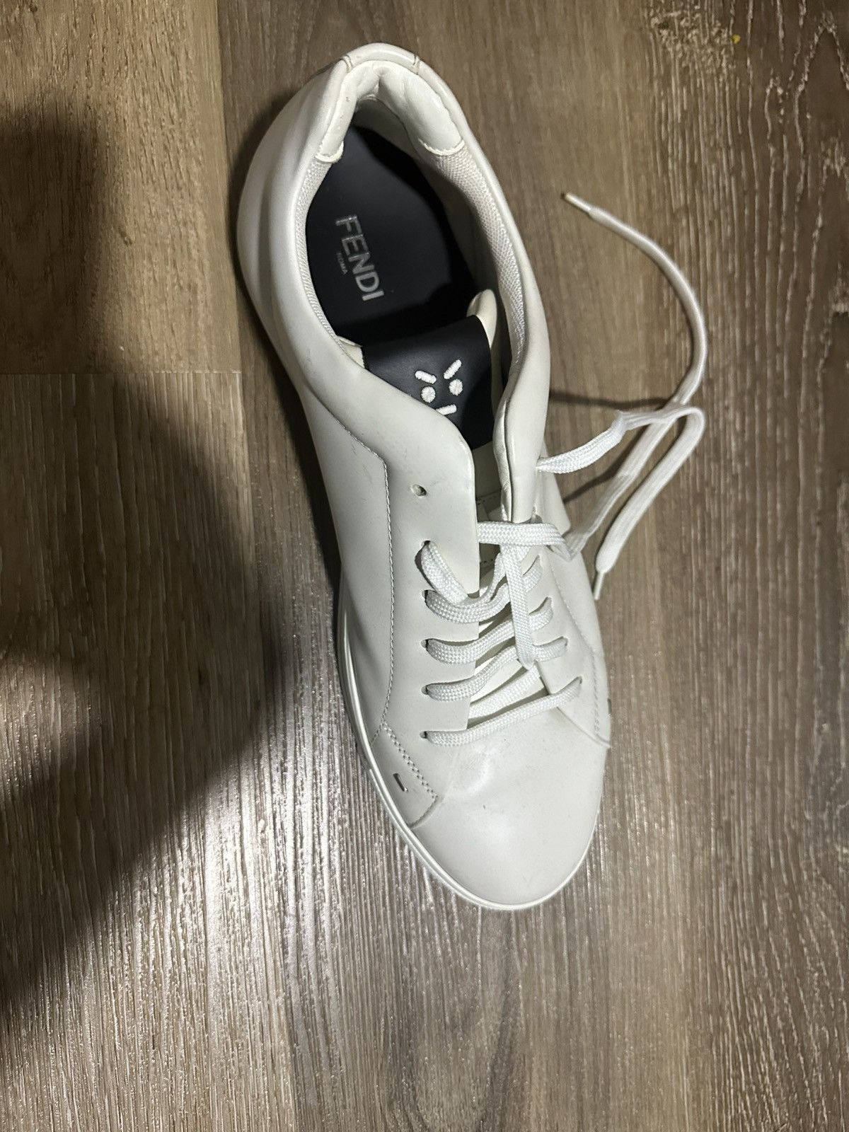 Fendi Fendi Lightning Bolt Leather Sneakers Size US 10 / EU 43 - 9 Thumbnail