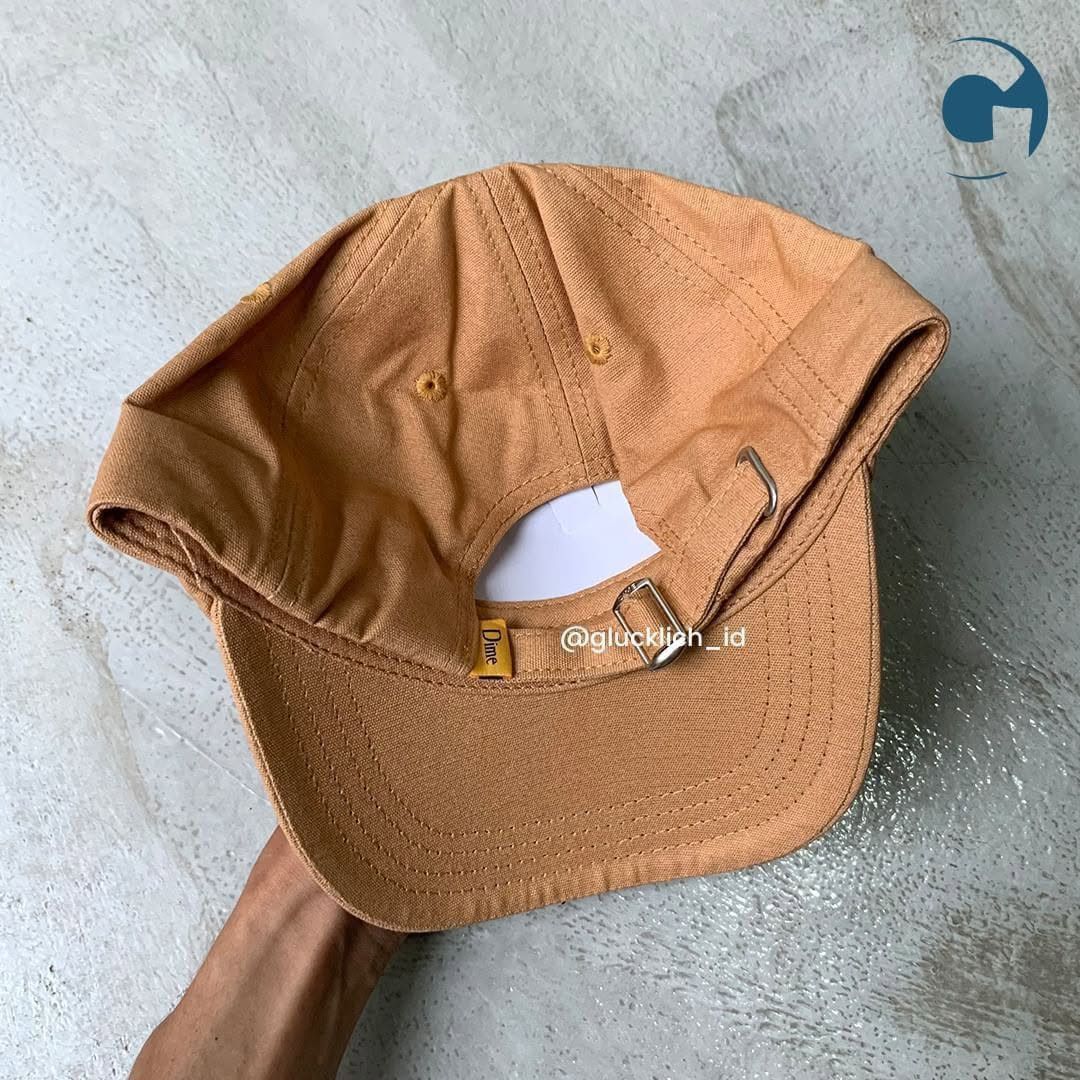 Dime Dime, Classic 3D Logo Cap in Washed Orange Size ONE SIZE - 4 Thumbnail