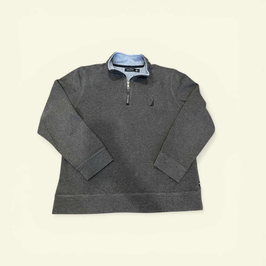 Nautica Nautica Grey Quarter-Zip (Men’s L) Size US L / EU 52-54 / 3 - 1 Thumbnail