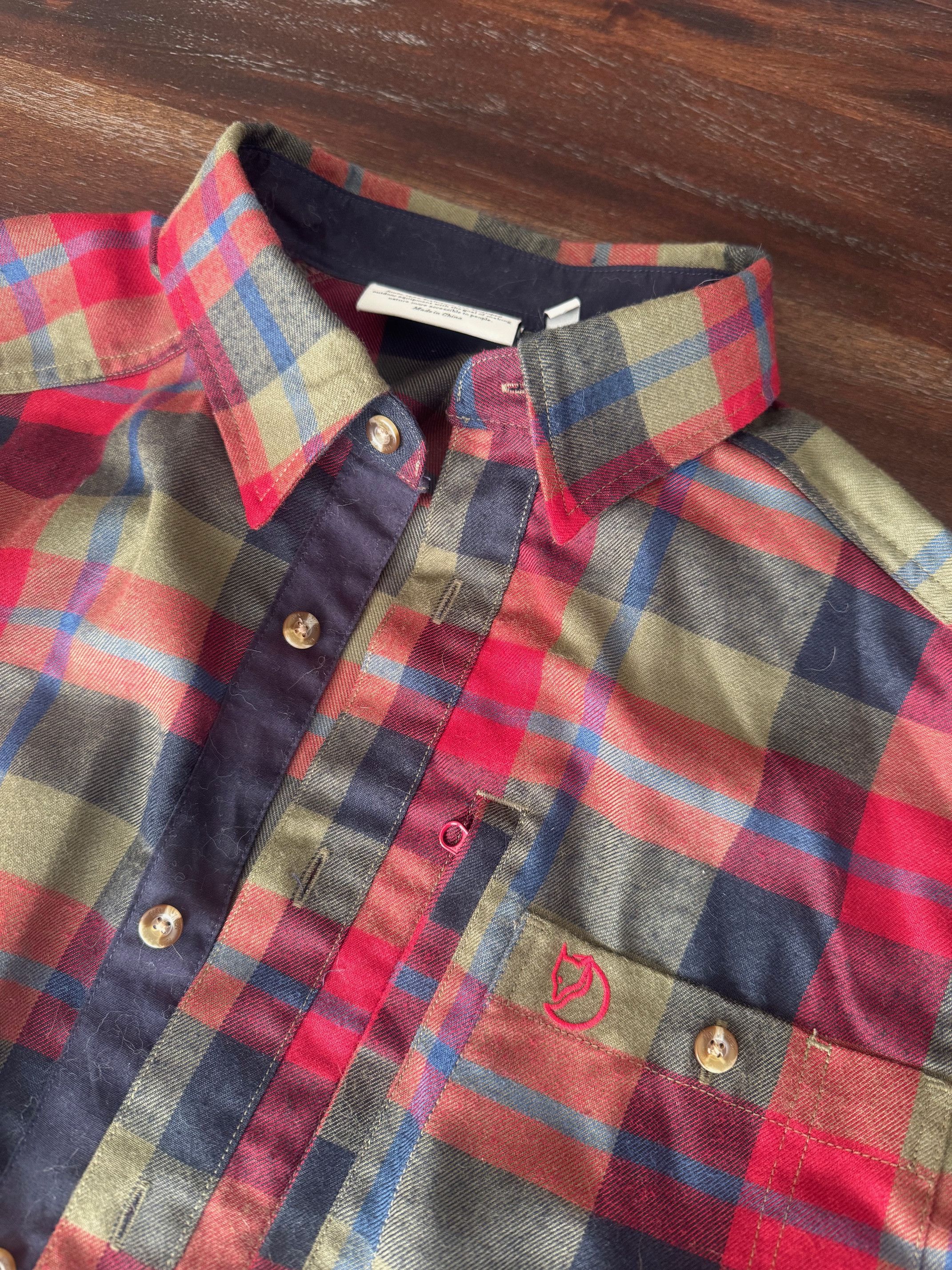 Fjallraven Fjallraven Fjallglim Shirt Deep Red M Medium Size US S / EU 44-46 / 1 - 4 Thumbnail