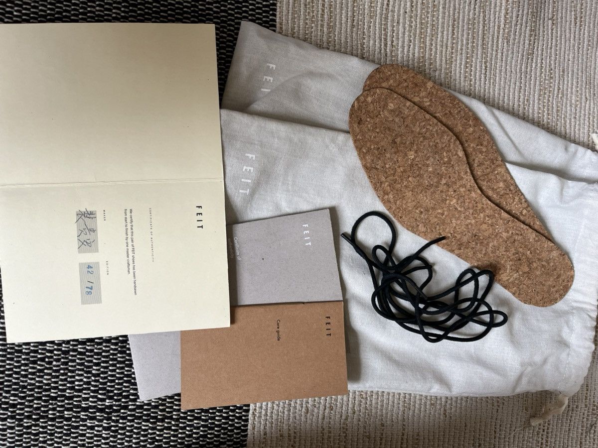 Feit Feit hand sewn black leather seamless oxfords (c. 2018?) Size US 9 / EU 42 - 4 Thumbnail