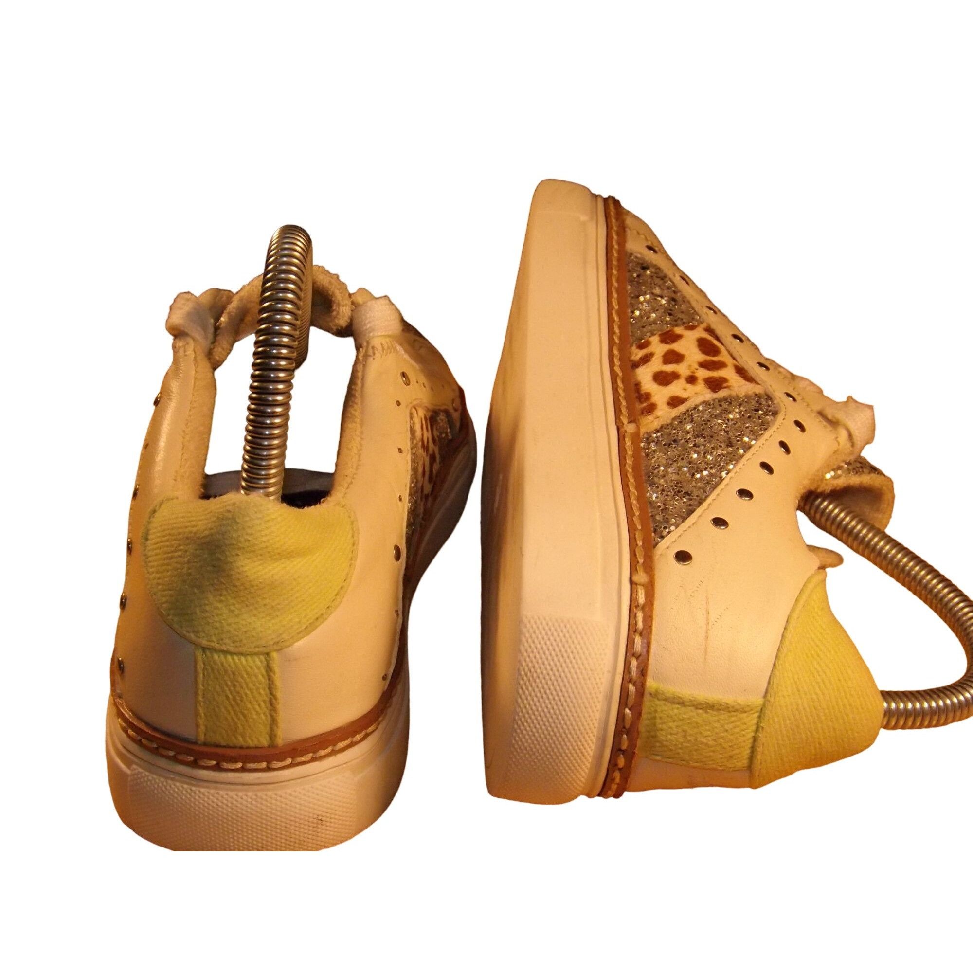 Other Crown Vintage Sneakers Women Sz 7.5 Lace Up Multi Print Boho Size US 7.5 / IT 37.5 - 5 Thumbnail
