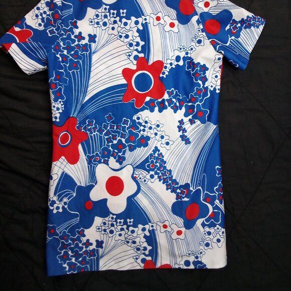 Vintage Vintage Lanie J Floral Button Polyester Disco Shirt Size S / US 4 / IT 40 - 6 Thumbnail