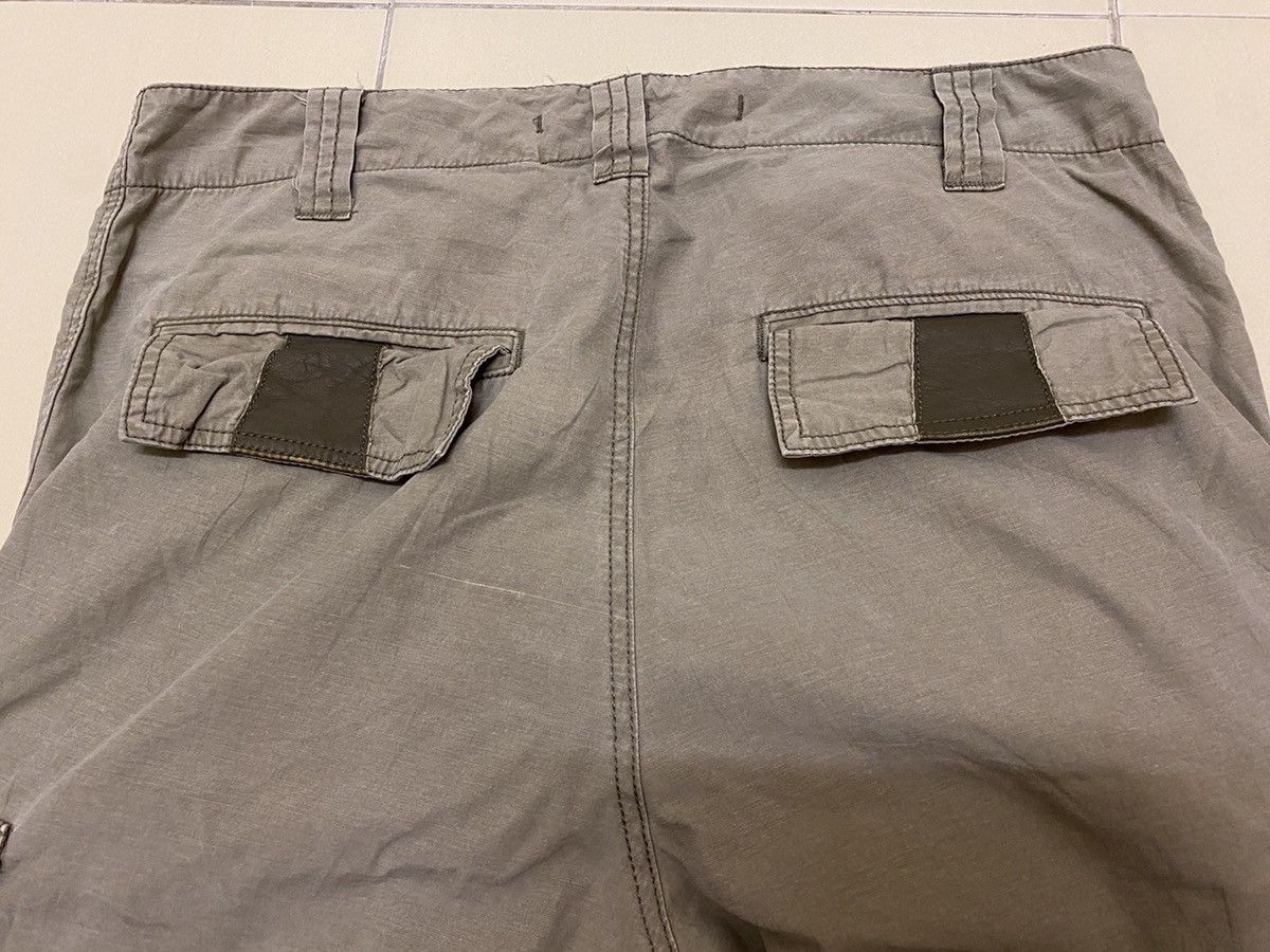 Japanese Brand And A Cargo Pants With Leather Detailing Size US 31 - 8 Thumbnail