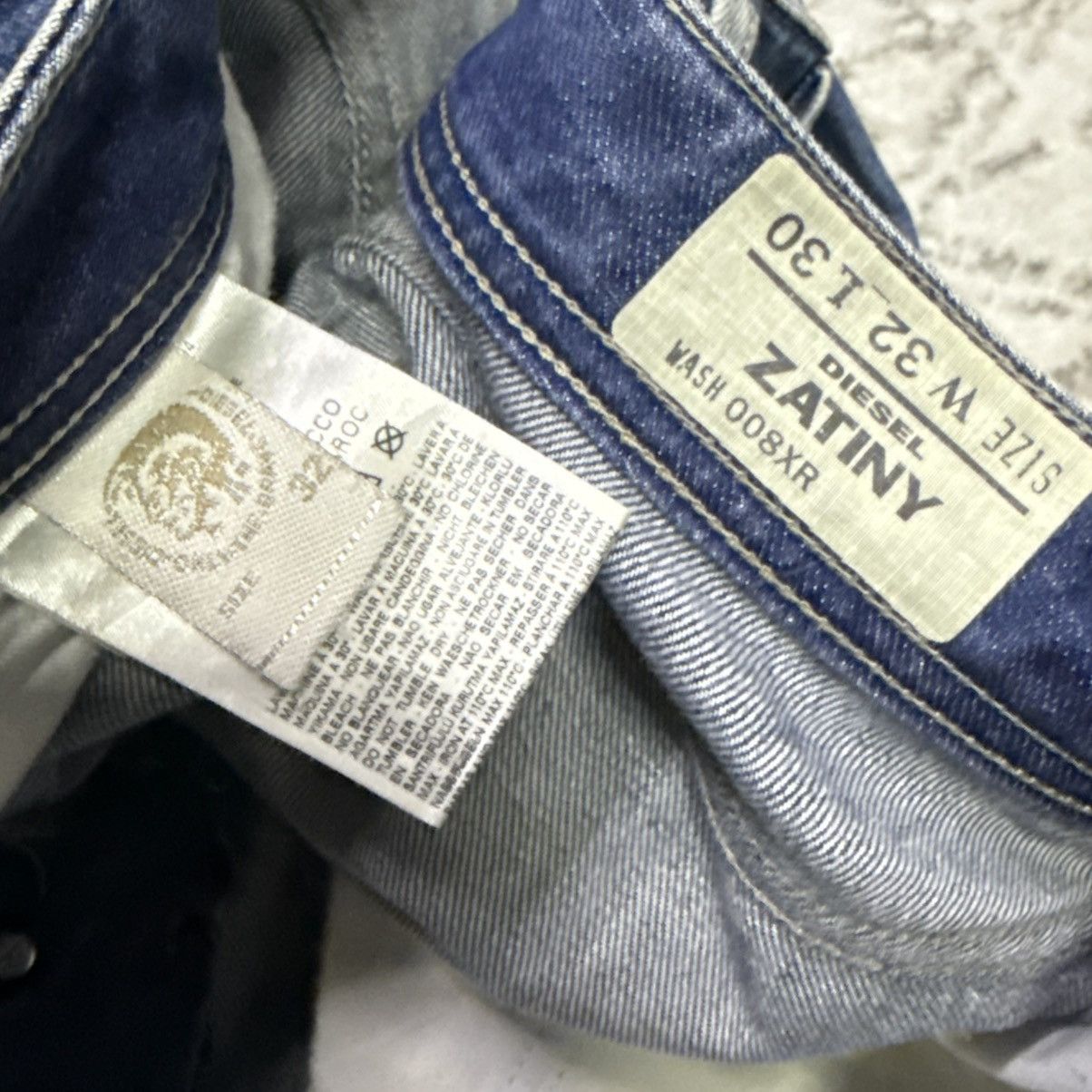 Diesel Vintage Diesel Zatiny Fade Wash Flared Jeans Size US 32 / EU 48 - 13 Thumbnail