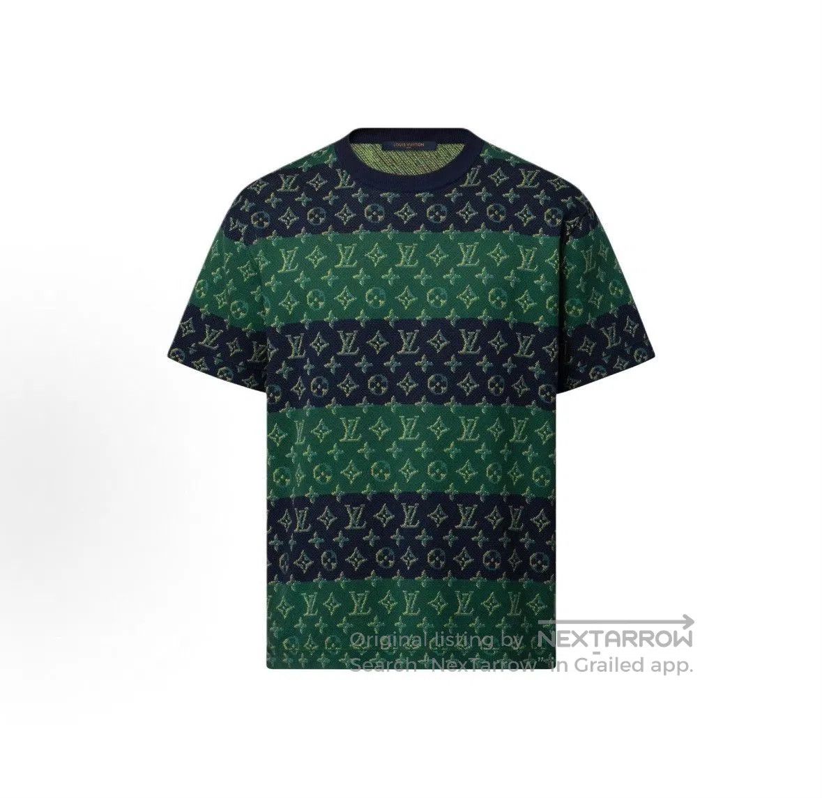 Louis Vuitton LV Knit Short-Sleeve Logo T-Shirt. Size US XL / EU 56 / 4 - 3 Thumbnail