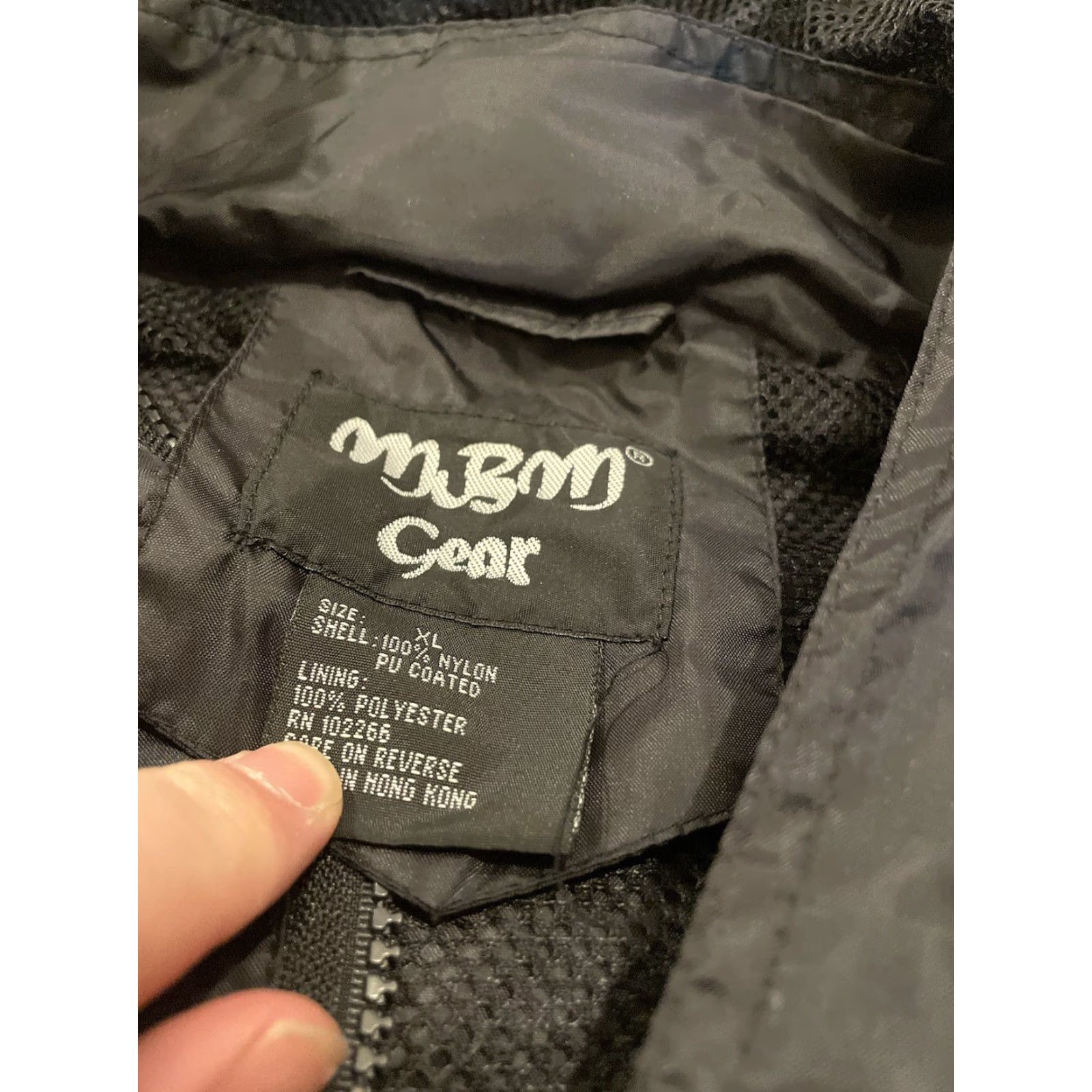 Honda VINTAGE North End Windbreaker Jacket Mens XL Black Full Zip Lightweight Casual Travel Workwear Golf Racing Size US XL / EU 56 / 4 - 3 Thumbnail