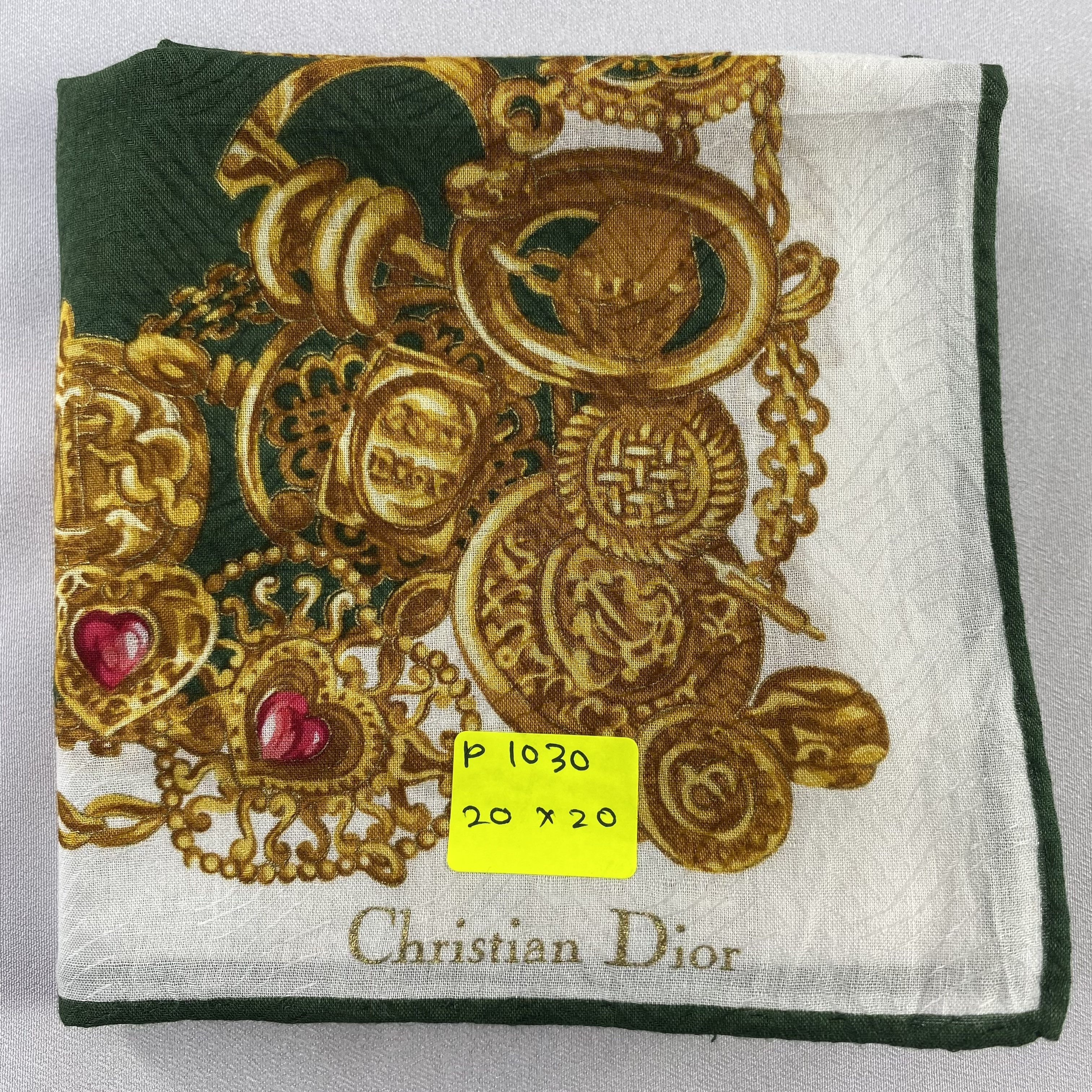 Vintage Christian Dior Monsieur Handkerchief / Neckerchief-P1030 Size ONE SIZE - 5 Thumbnail