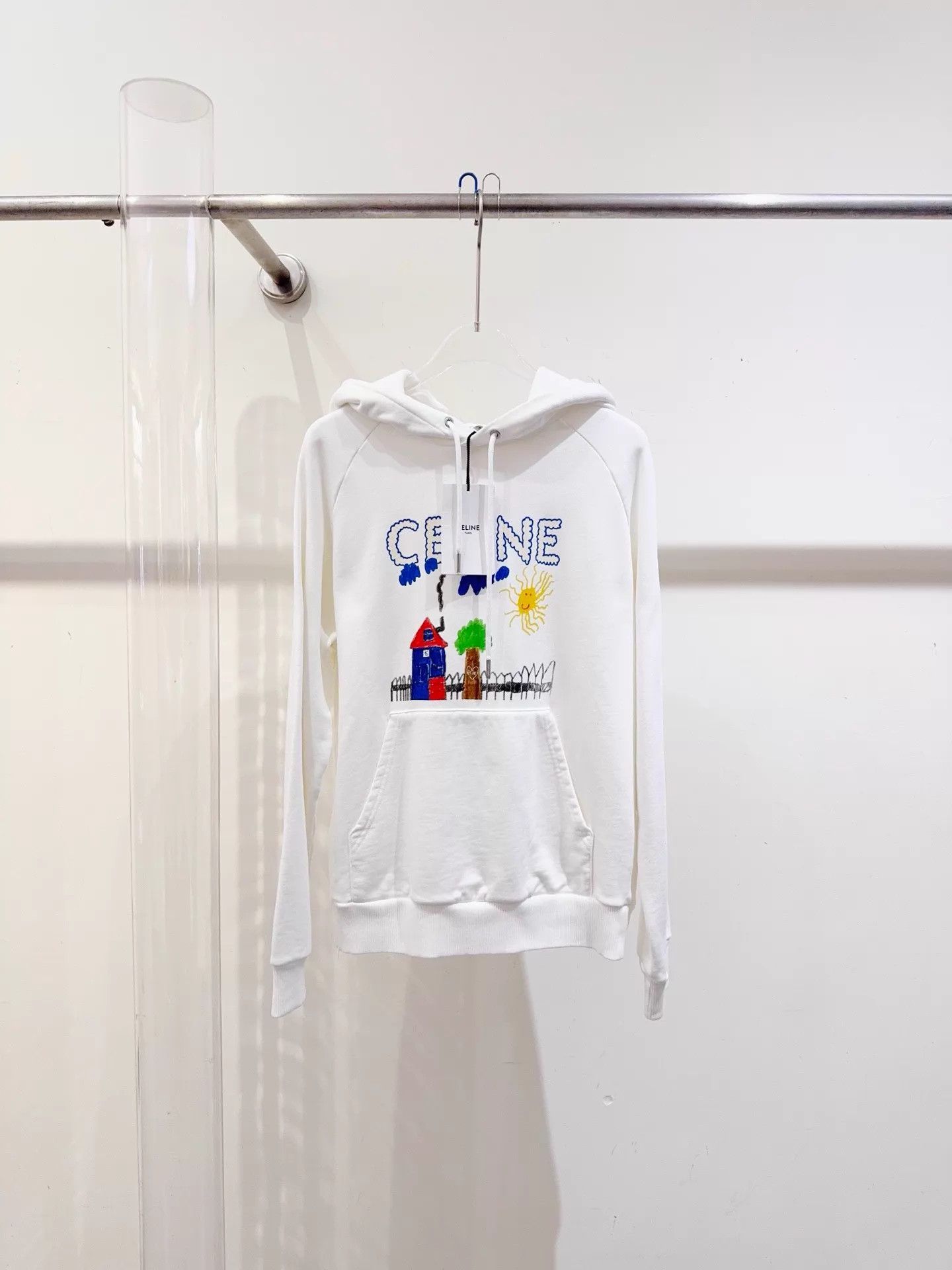 Celine Celine Graffiti Hoodie S New with Tags Size S / US 4 / IT 40 - 1 Thumbnail