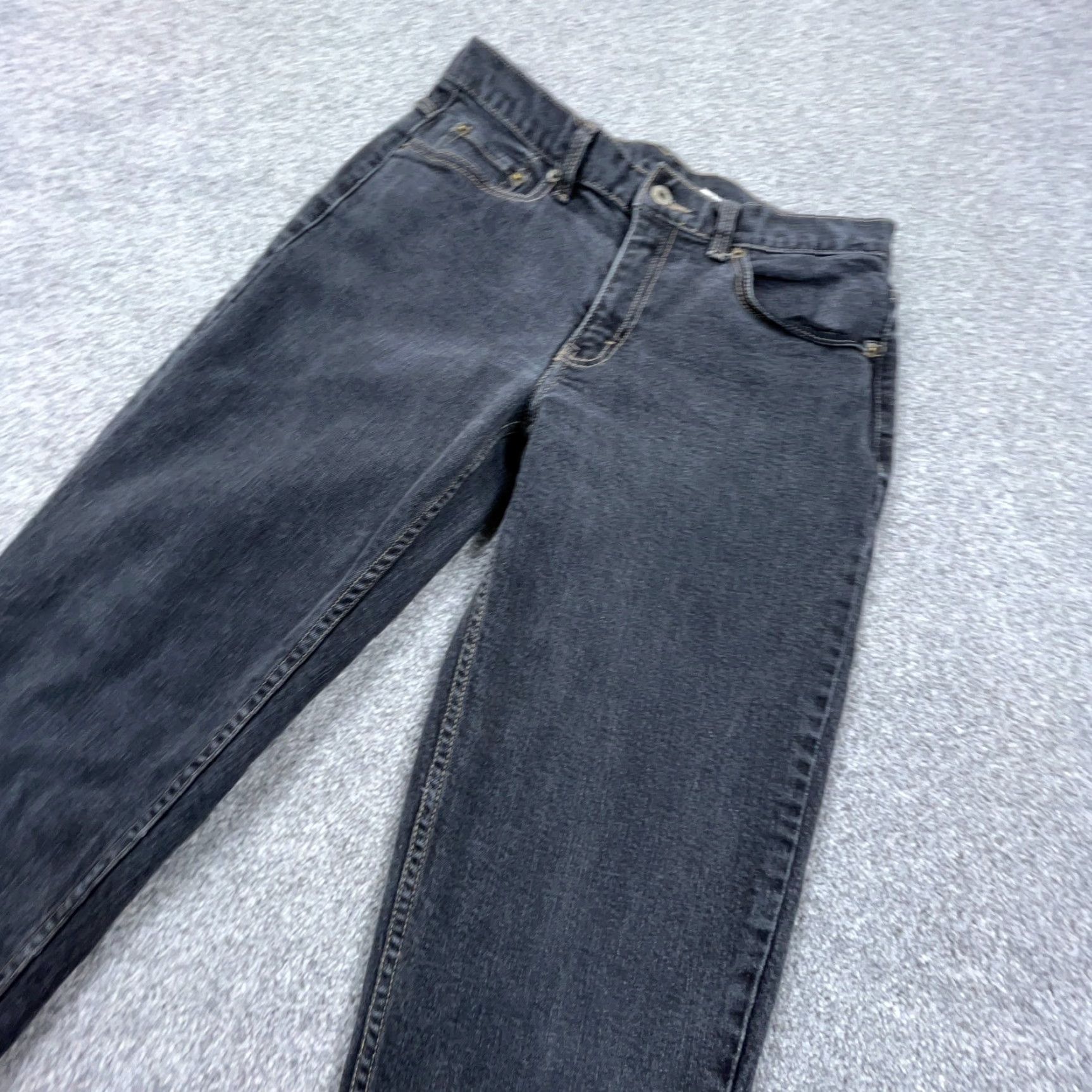 Levi's VINTAGE Levi's Jeans Women Size 8 Slim Straight Leg Black Wash 2000s Y2K Classic Size 30" / US 8 / IT 44 - 6 Thumbnail