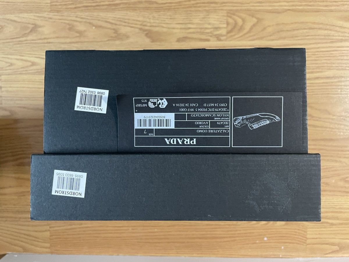 Prada SS25 Re-Nylon and Suede Collapsible Sneakers Size US 8 / EU 41 - 7 Thumbnail