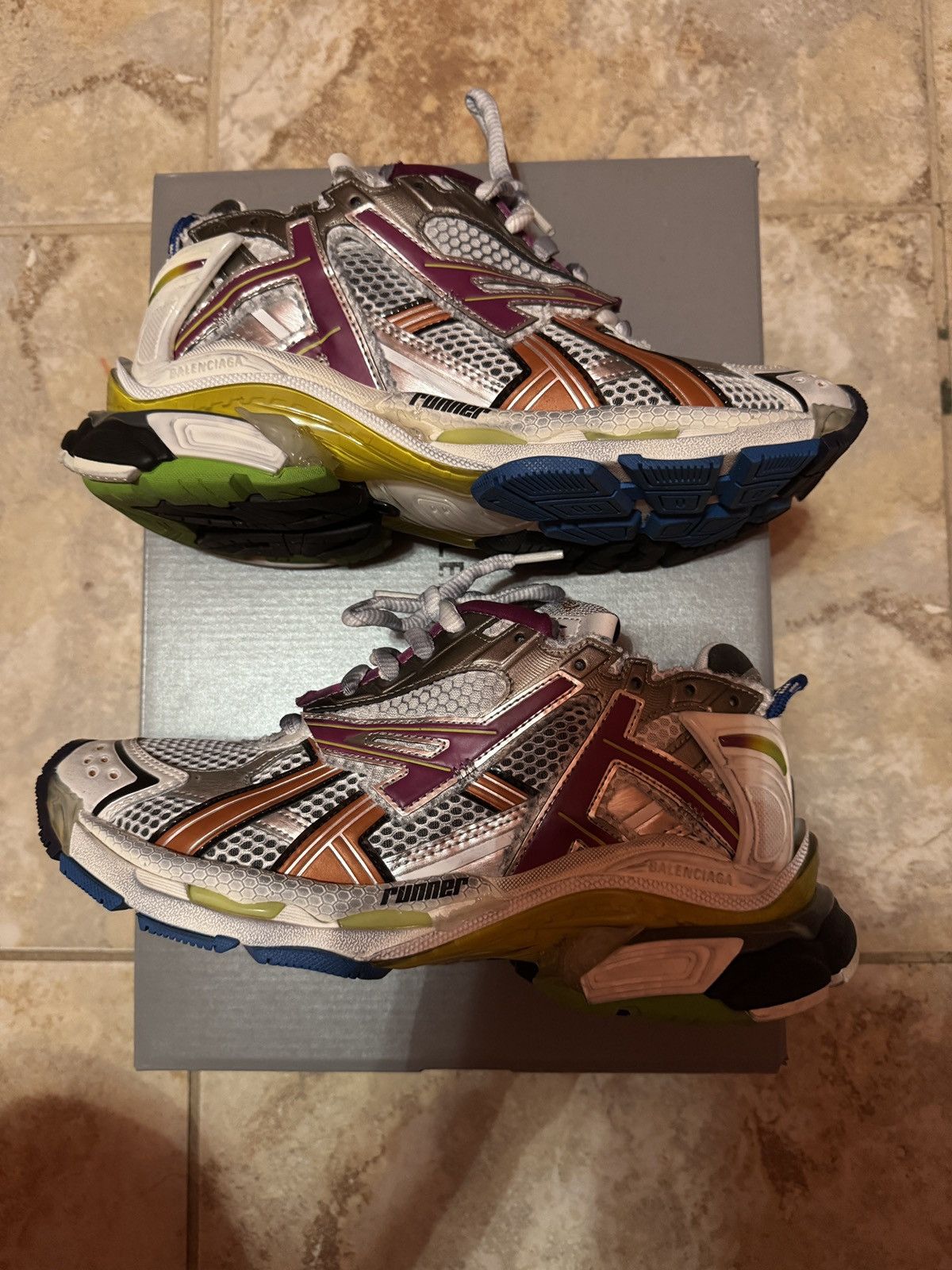 Balenciaga Balenciaga Runner multicolor Size US 7 / EU 40 - 1 Thumbnail