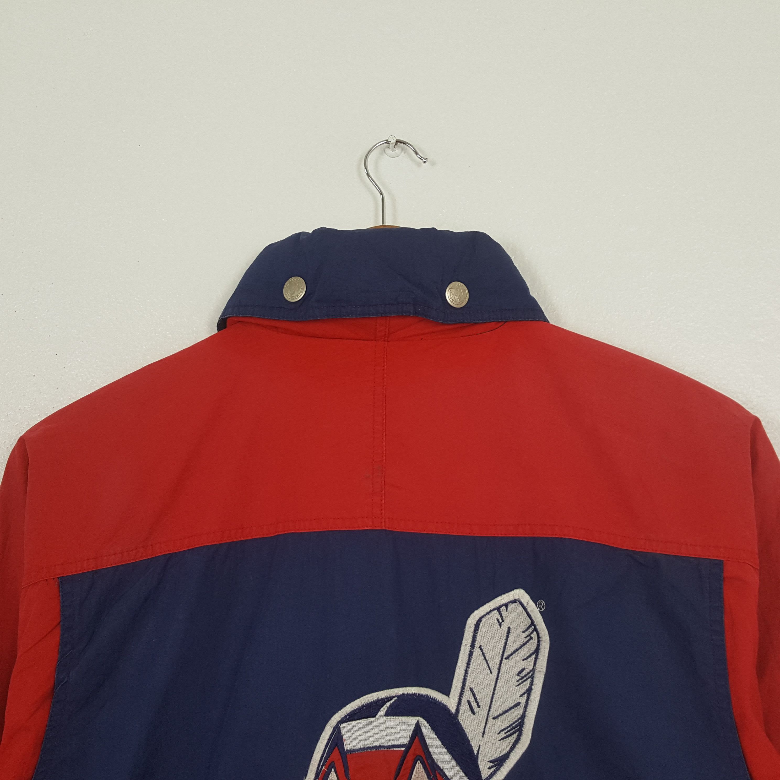 MLB Vintage Cleveland Indians MLB Baseball Team Jacket C323N15 Size US XL / EU 56 / 4 - 2 Thumbnail