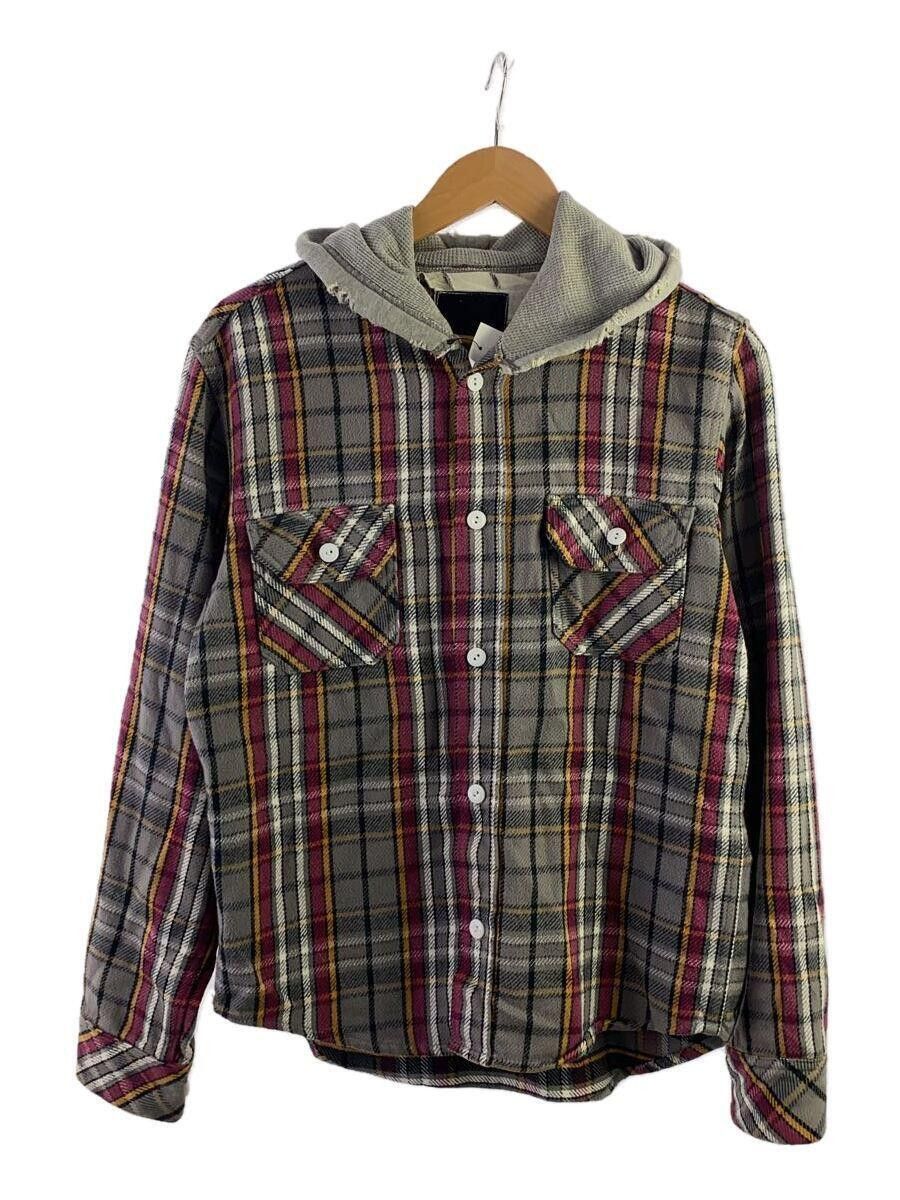 image of Number N Ine Checkered Flannel Hoodie, Men's (Size Medium)