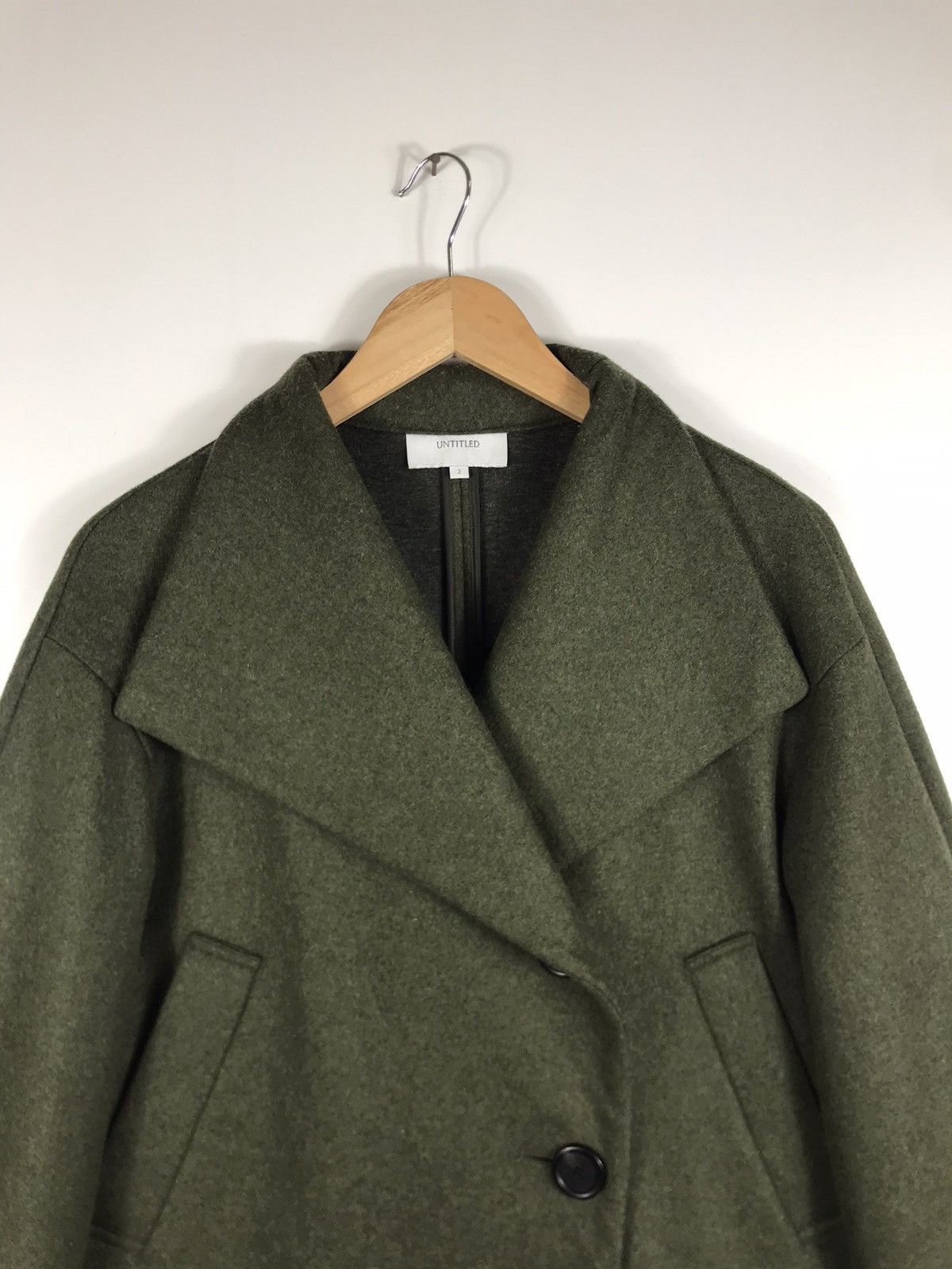 Japanese Brand × Untitled&Co 🔥Untitled Waterfall Colar Button Cropped Coat Jacket Size XS / US 0-2 / IT 36-38 - 4 Thumbnail
