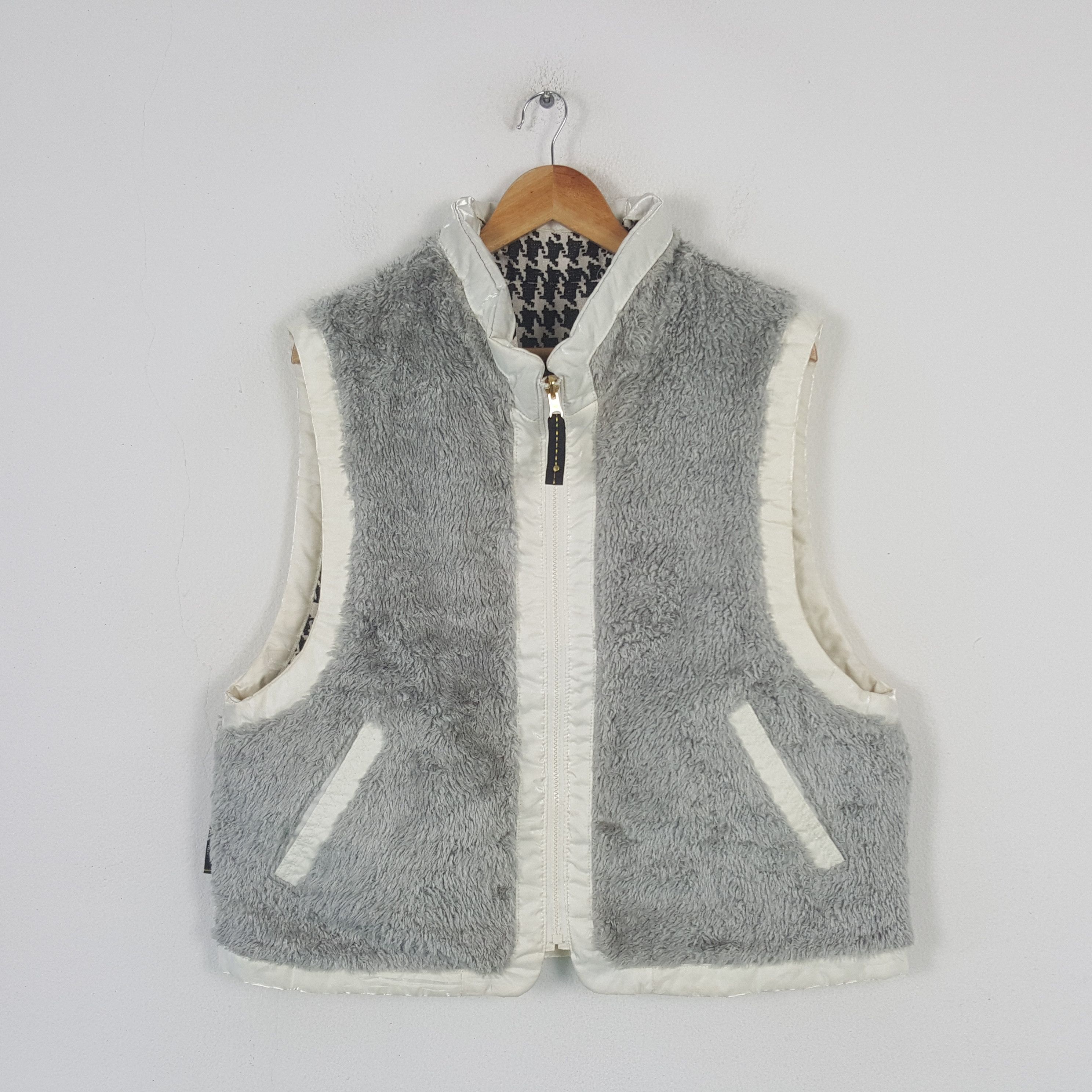 Ellesse × Vintage Vintage Ellesse Italy Reversible Fleece Vest Jacket C283N15 Size US L / EU 52-54 / 3 - 3 Thumbnail