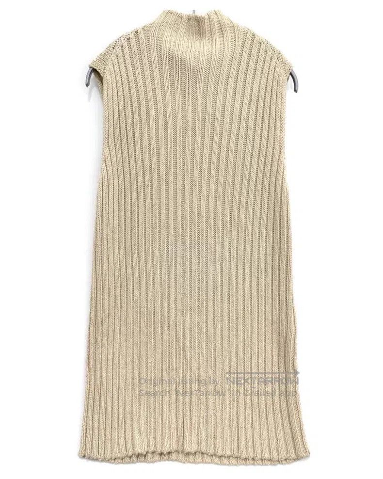Hermes Hermes Beige silk knitted long top Size M / US 6-8 / IT 42-44 - 2 Thumbnail
