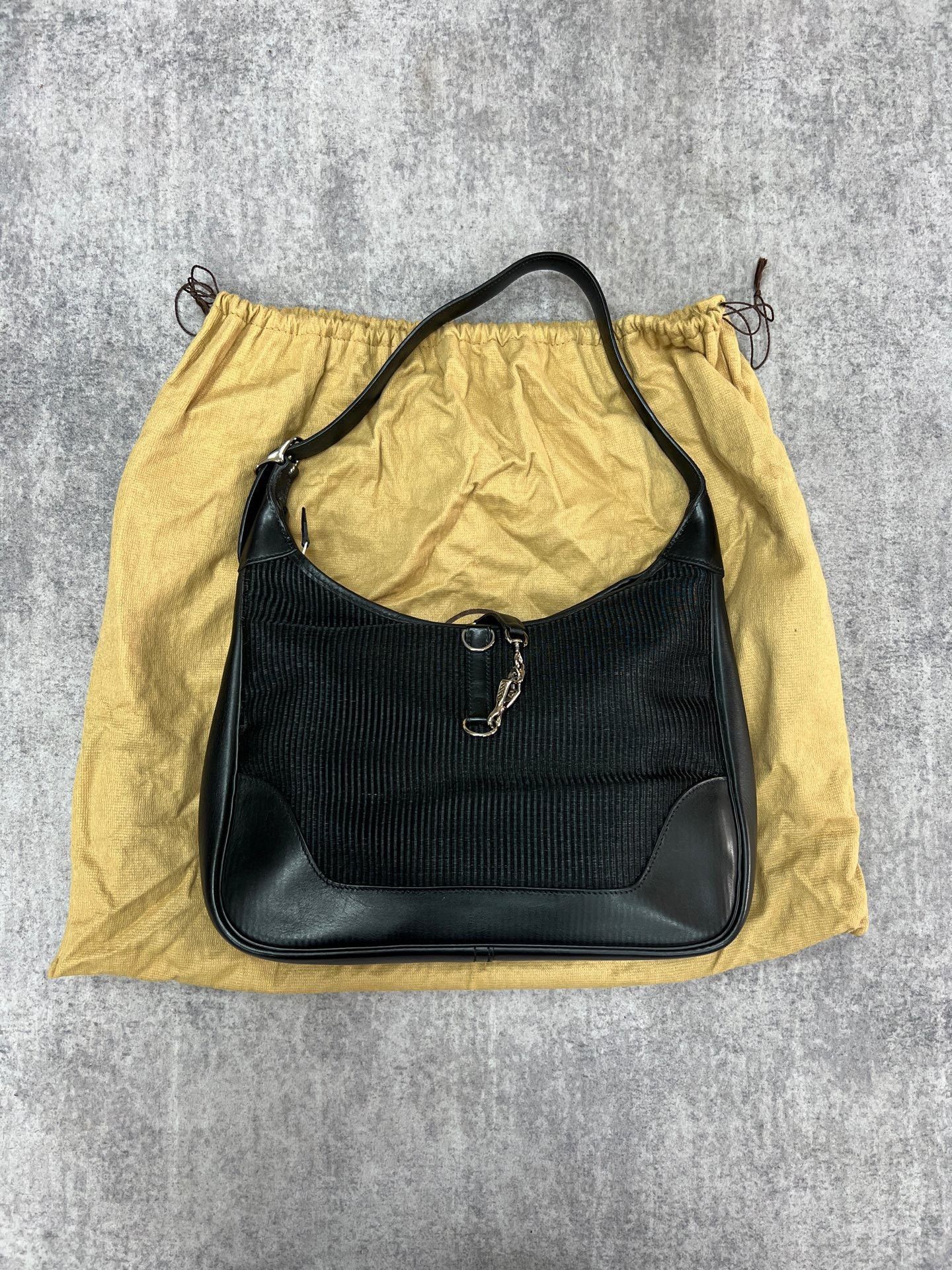 Hermes Hermes Trim Leather Saddle Bag Size ONE SIZE - 1 Thumbnail