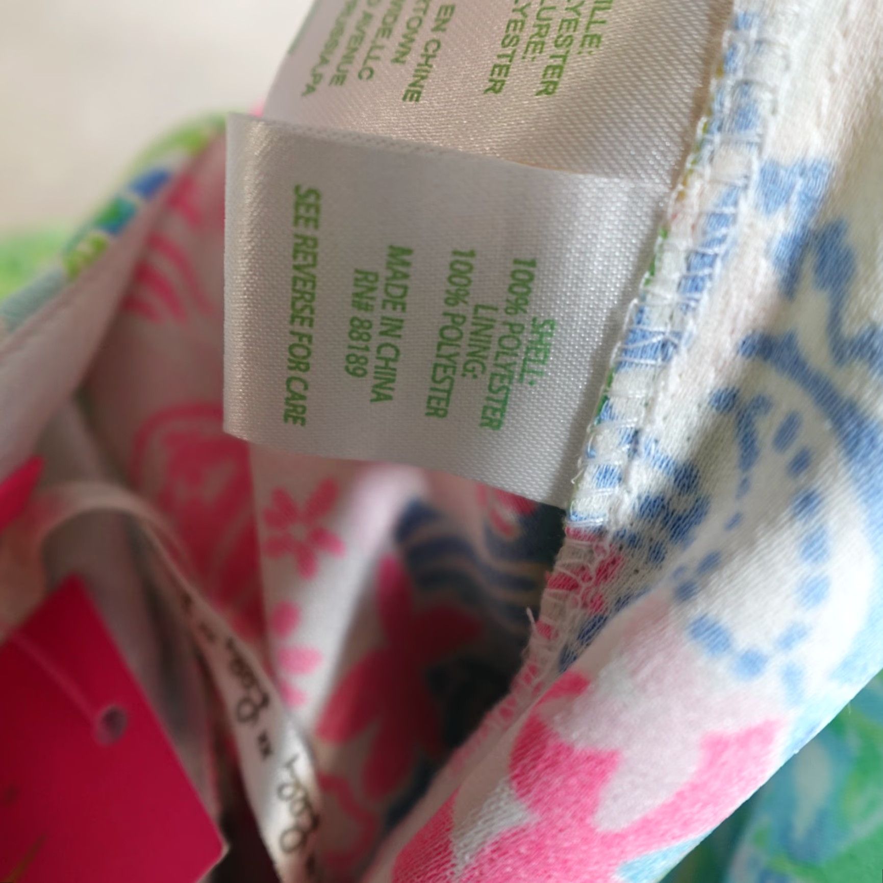 Lilly Pulitzer Lilly Pulitzer Romper Women's 2 Blue Green Pearl Floral Sleeveless Zip One-Piece Casual Regular Modern Colorful 2 Size 26" / US 2 / IT 38 - 6 Thumbnail