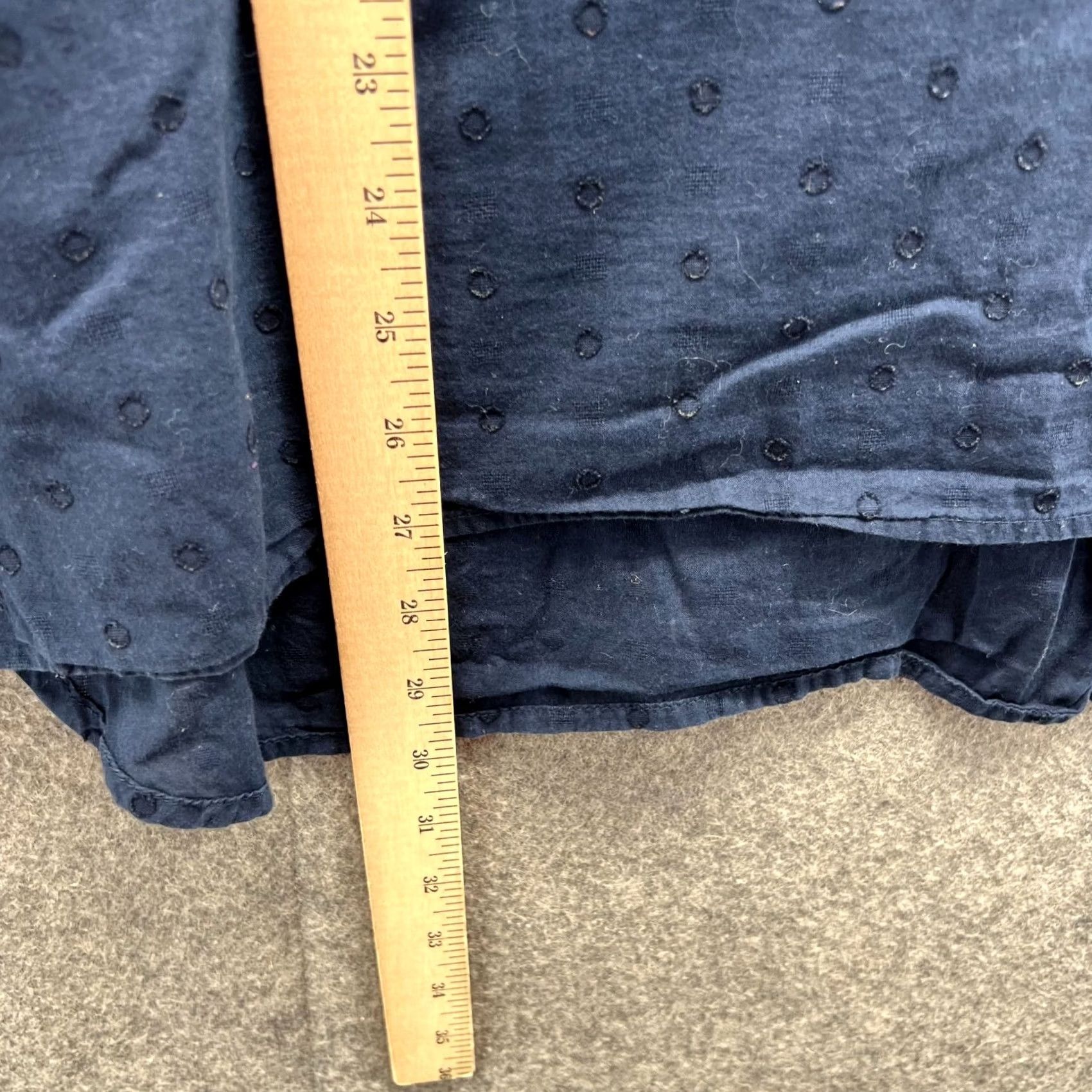 Tommy Hilfiger Tommy Hilfiger Shirt Women XL Blue Casual Button Down Polka Dot Cotton Long Sleeve Collared Button-Up Size XL / US 12-14 / IT 48-50 - 7 Thumbnail