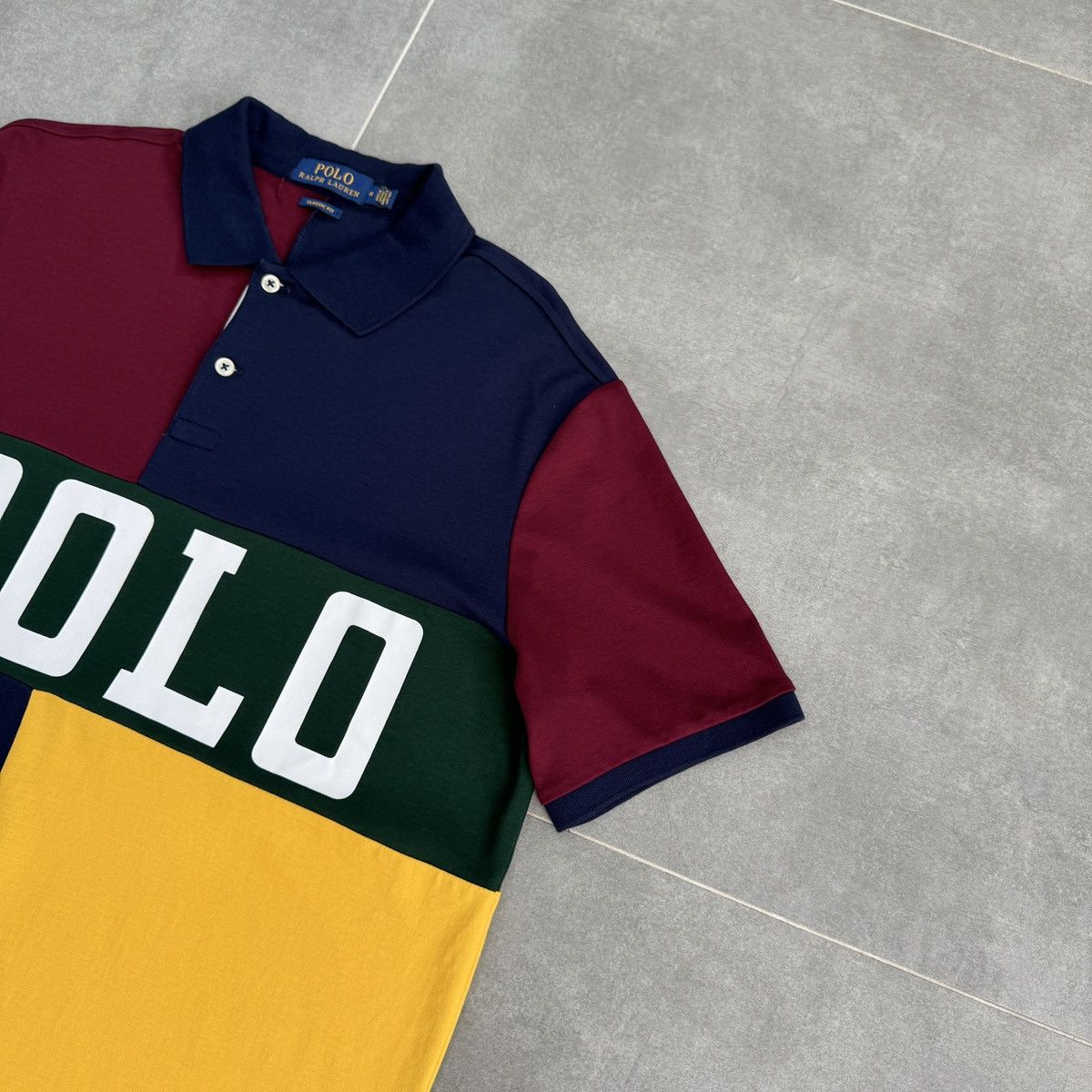 Polo Ralph Lauren Polo Ralph Lauren Multicolor Big Logo Polo Shirt Men Size M Size US M / EU 48-50 / 2 - 6 Thumbnail