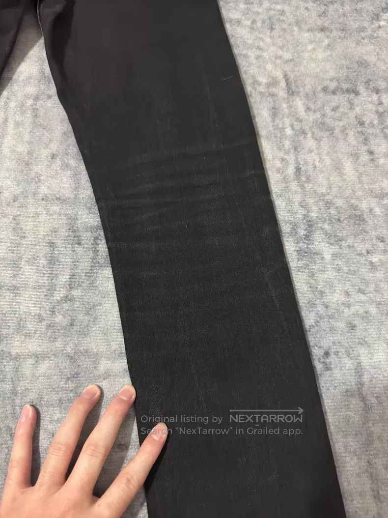 Saint Laurent Paris Saint Laurent Paris Black Demon Claw Basic Straight Denim Size US 29 - 6 Thumbnail
