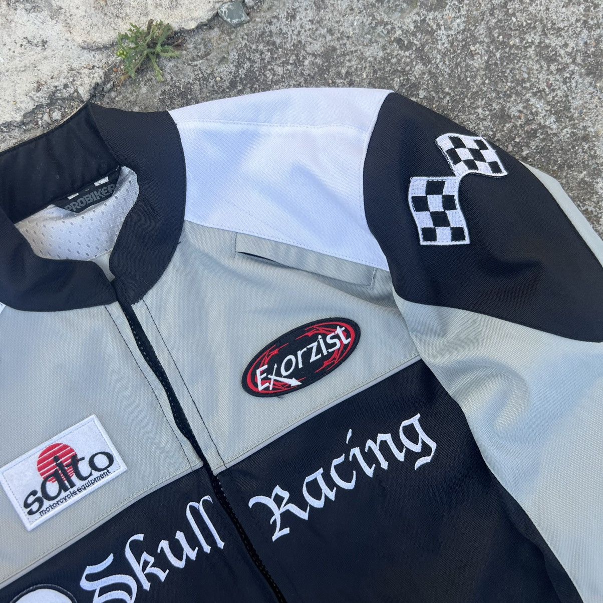 Vintage Probiker Skull Racing Drag Racing Jacket Size Size US S / EU 44-46 / 1 - 6 Thumbnail