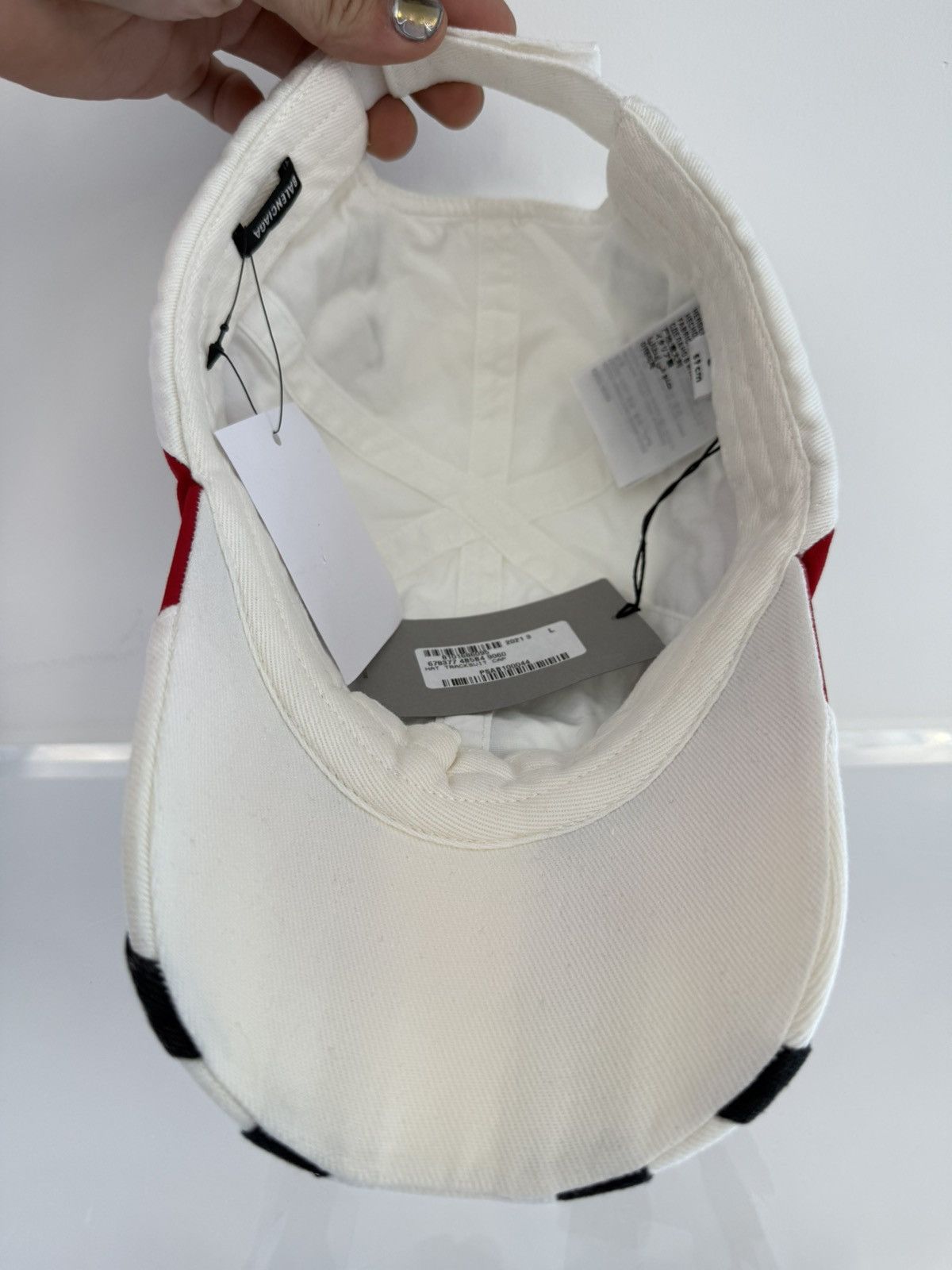 Balenciaga Balenciaga Tracksuit Striped Baseball Cap Size Large Size ONE SIZE - 9 Thumbnail