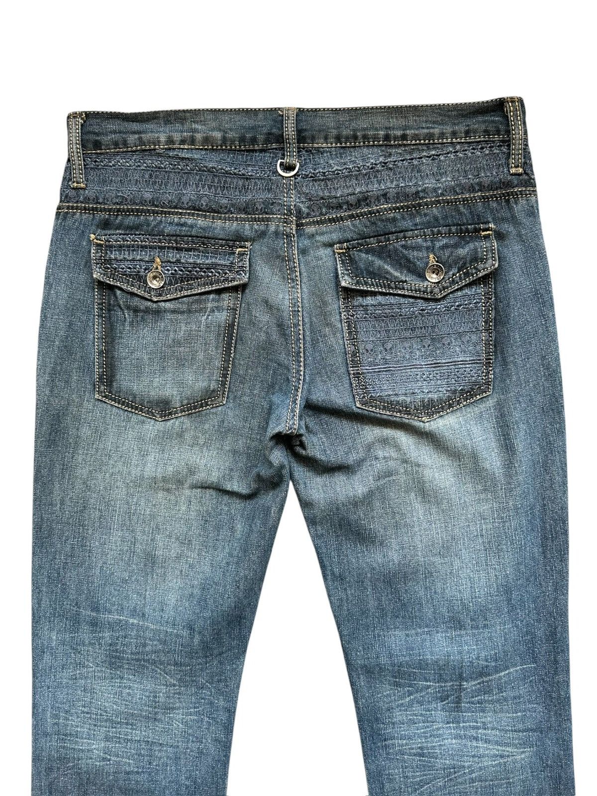 semanticdesign 2013FW Semanticdesign - jrock sashiko skull jeans Size US 32 / EU 48 - 8 Thumbnail