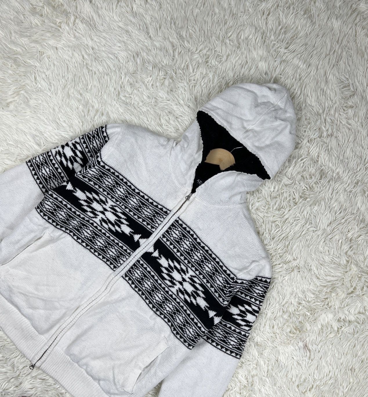 Designer × Japanese Brand AZUL BY MOUSSY | CHIMAYO QUILTING KNIT BLOUSON Size US L / EU 52-54 / 3 - 3 Thumbnail