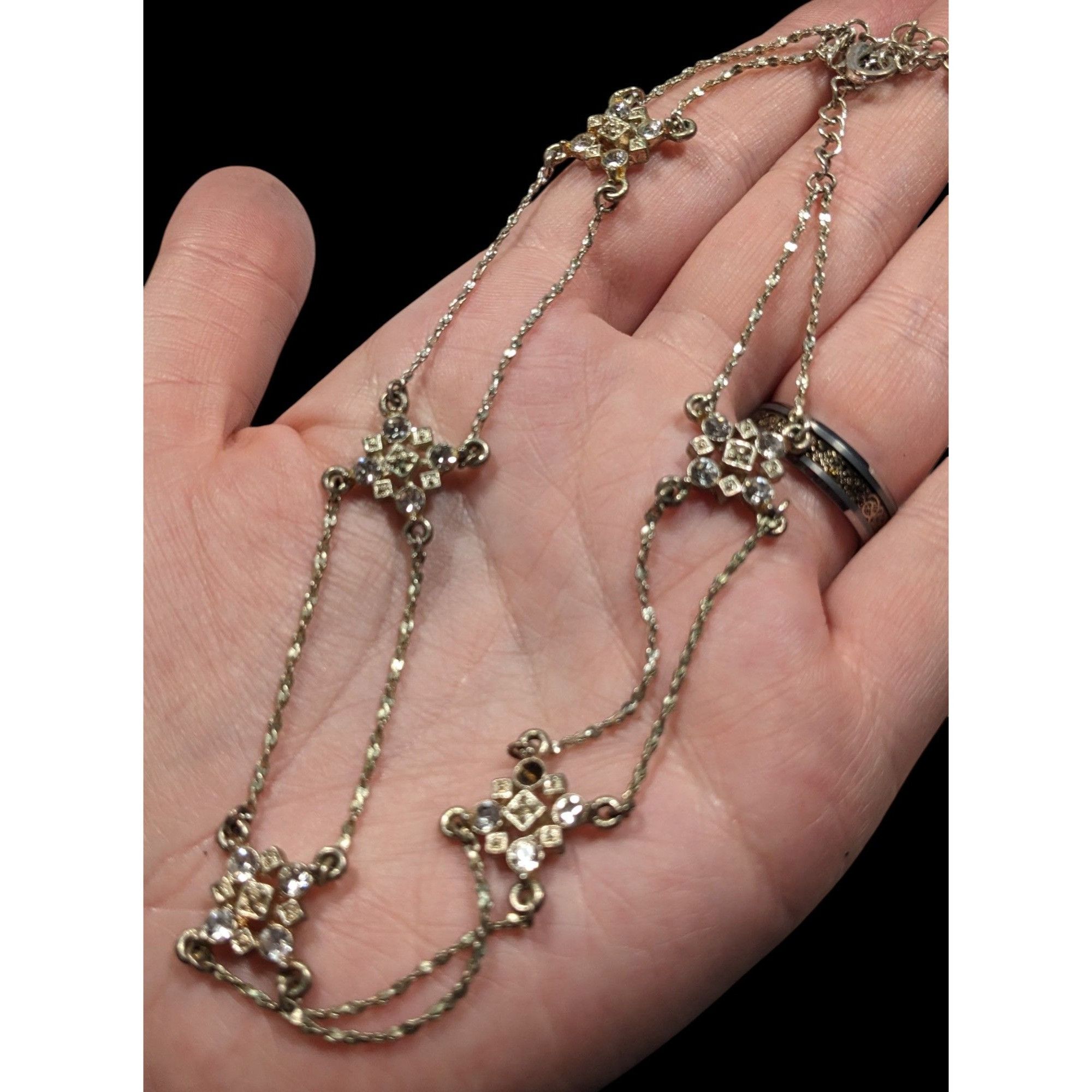 Other Icing Y2K Industrial Glam Rhinestone Choker Necklace Size ONE SIZE - 4 Thumbnail