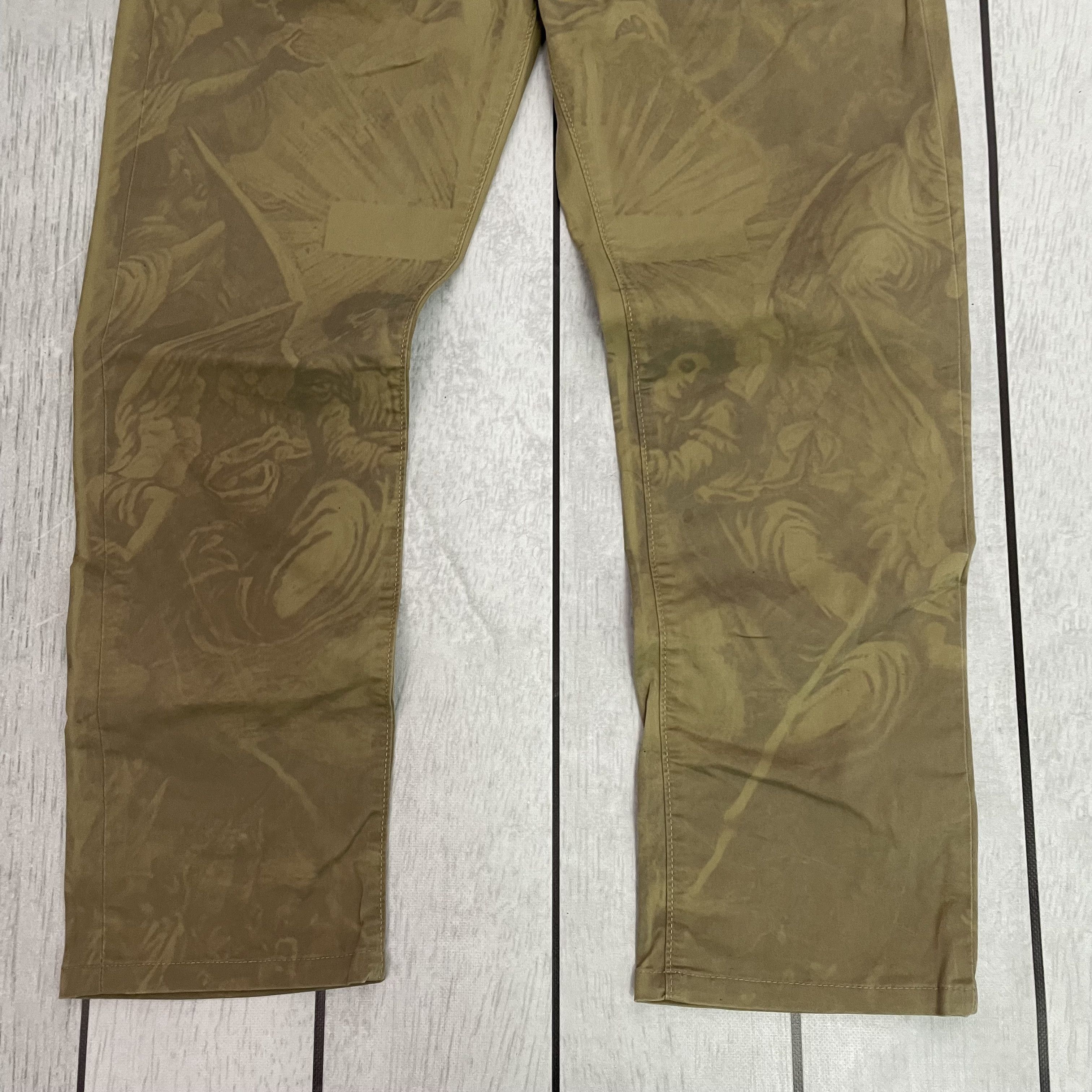 Levi's Custom Reworked Levi's Jeans – Renaissance print Denim 34x30 Size US 34 / EU 50 - 3 Thumbnail