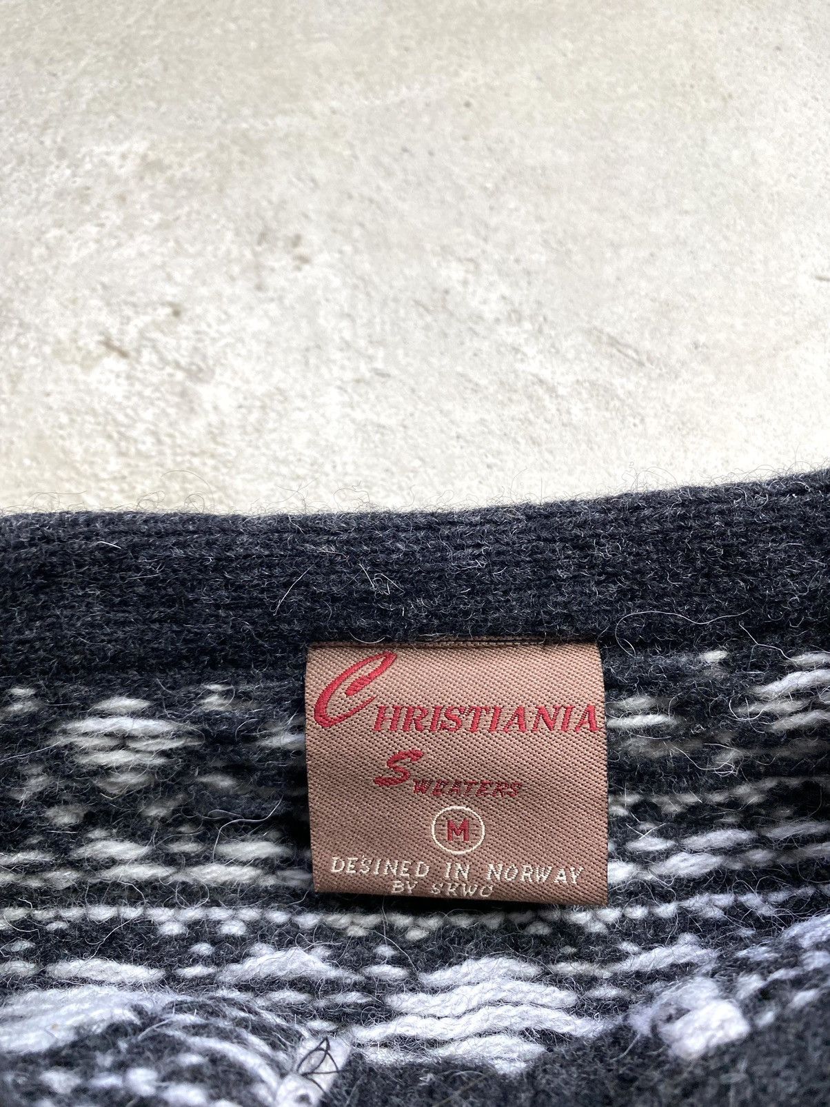Vintage Vintage Christiania Wool Nordic Sweater Cardigan Jacket Size US M / EU 48-50 / 2 - 4 Thumbnail