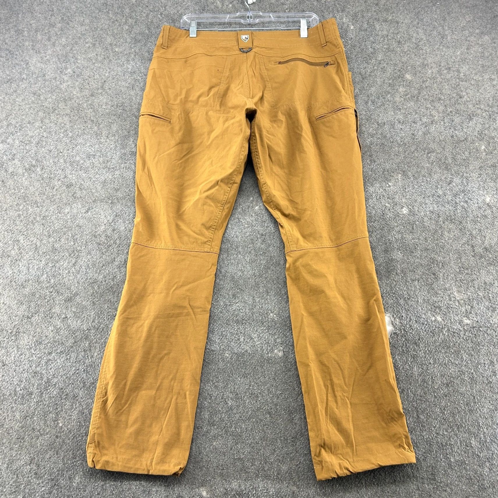 Vintage Kuhl Pants Mens 36x32 Cargo Nylon Stretch Lightweight Brown Tan 5-Pocket Straight Regular Vintage: No Size US 36 / EU 52 - 4 Thumbnail