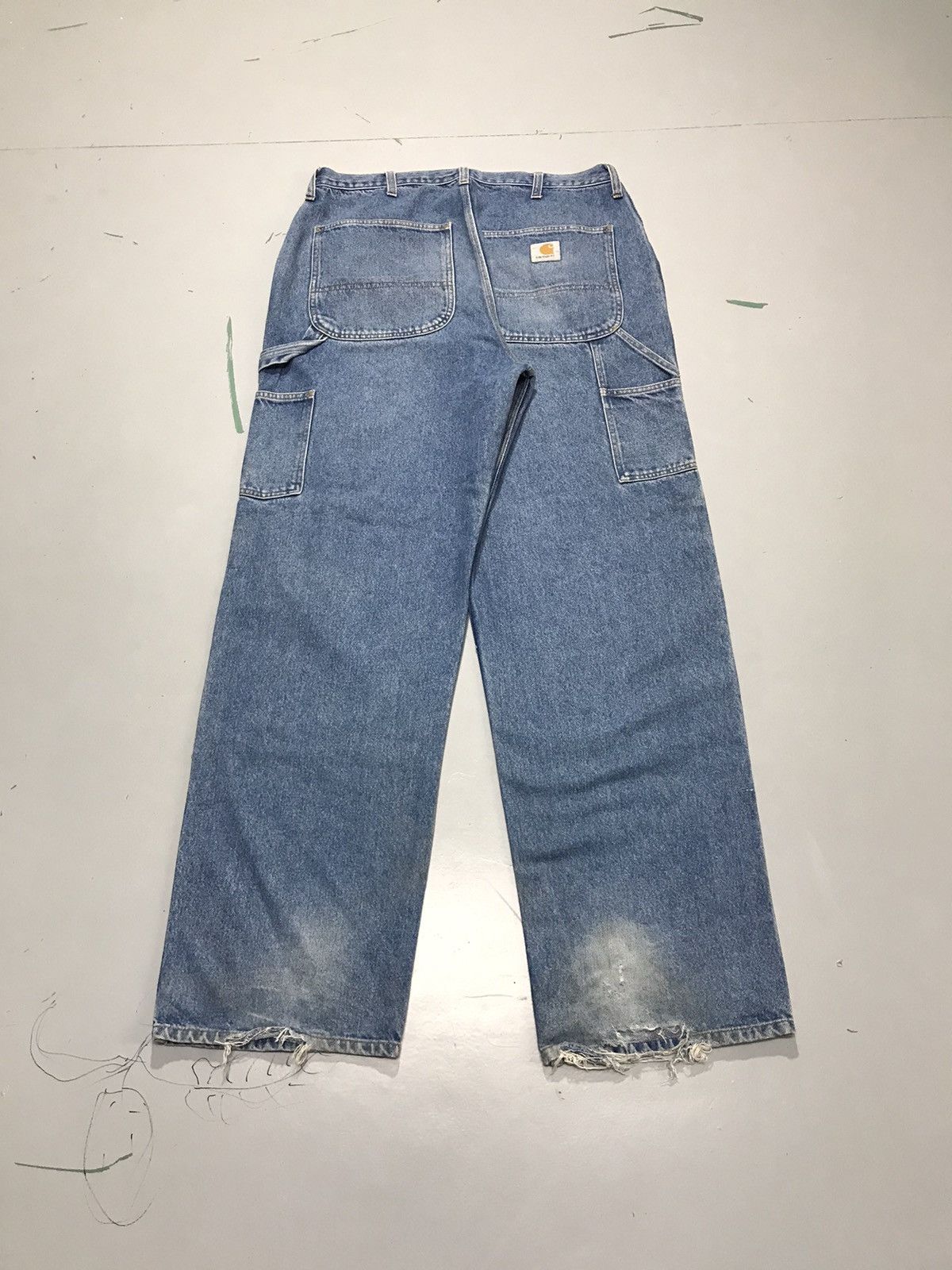 Carhartt Vintage Carhartt double knee workwear Size US 34 / EU 50 - 7 Thumbnail