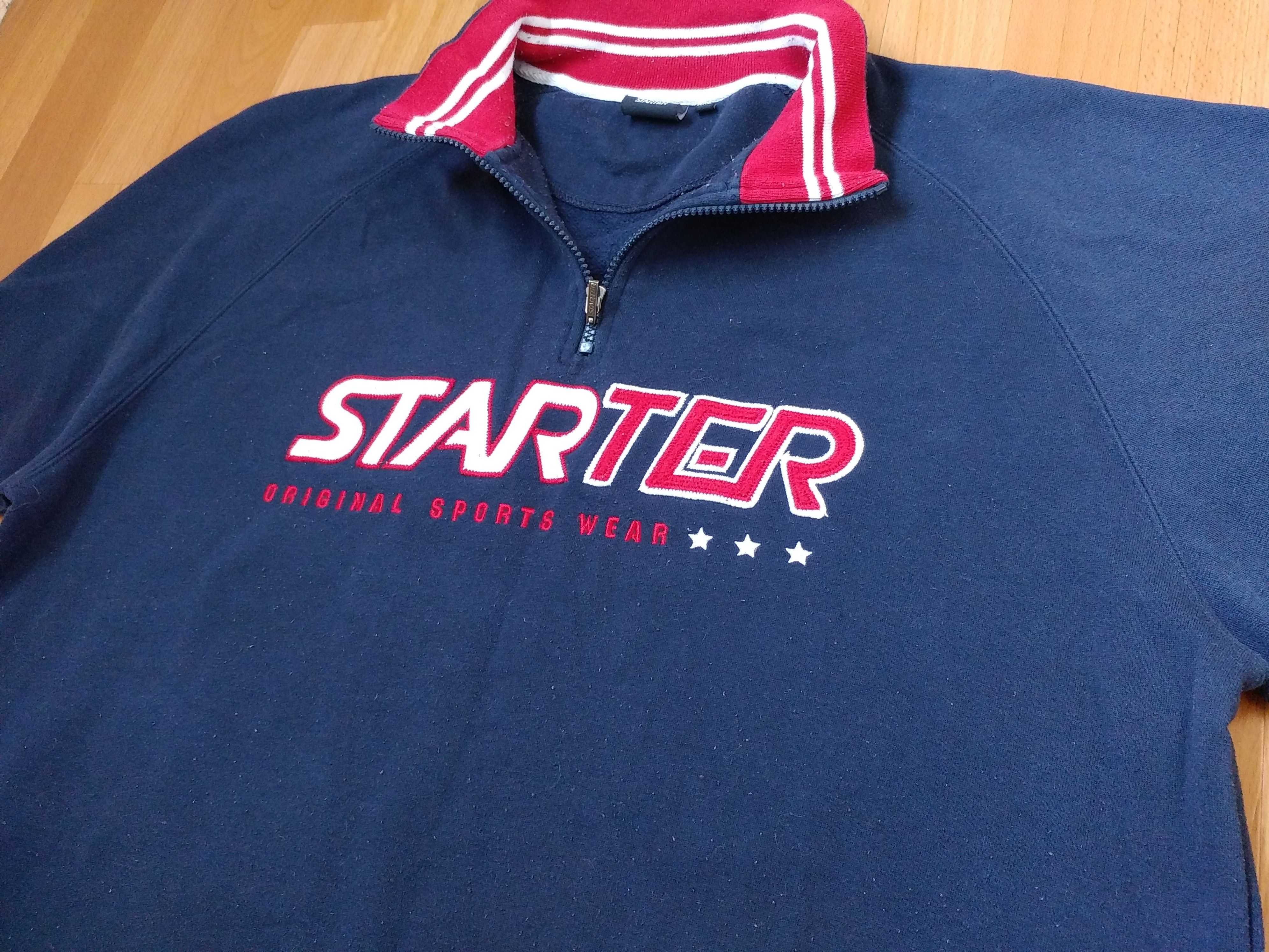 Starter STARTER sweatshirt, fleece jacket vintage 90s hip-hop XXL Size US XXL / EU 58 / 5 - 4 Thumbnail