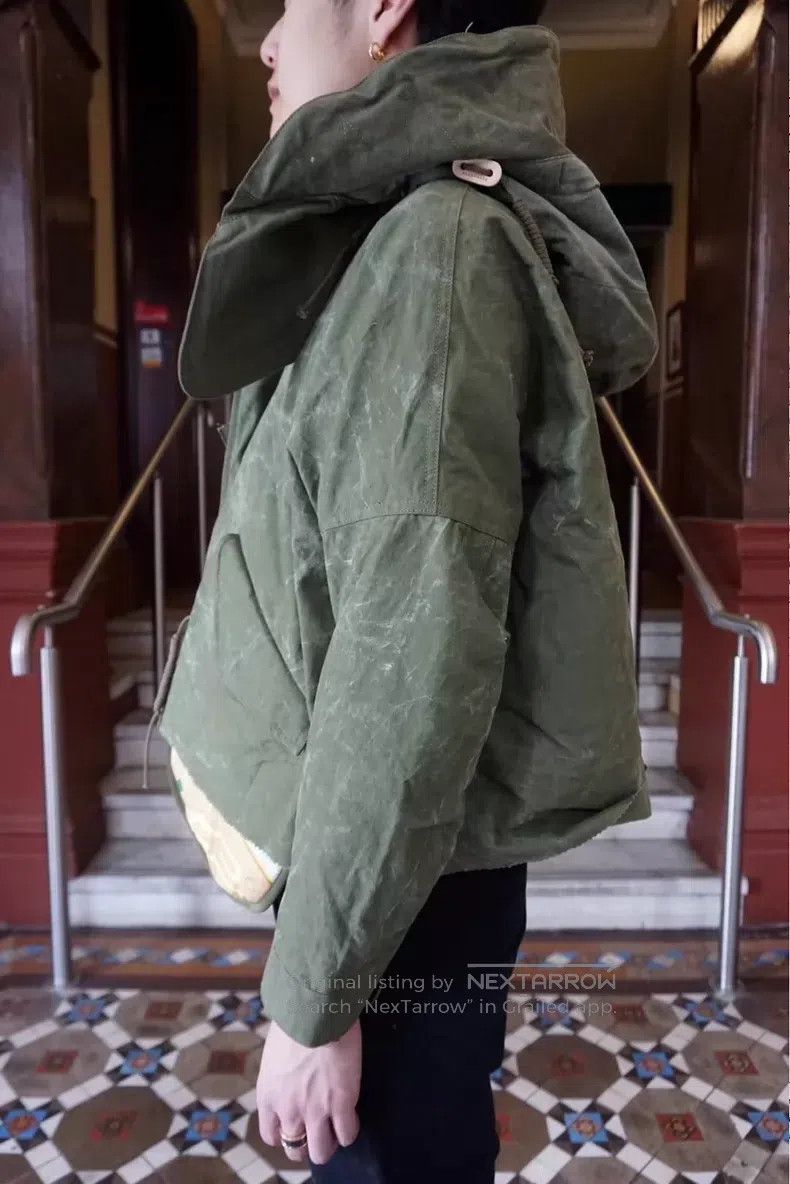 READYMADE Ready Made size F Green Cut Fishtail Parka, Army Green Shor Size US M / EU 48-50 / 2 - 3 Thumbnail