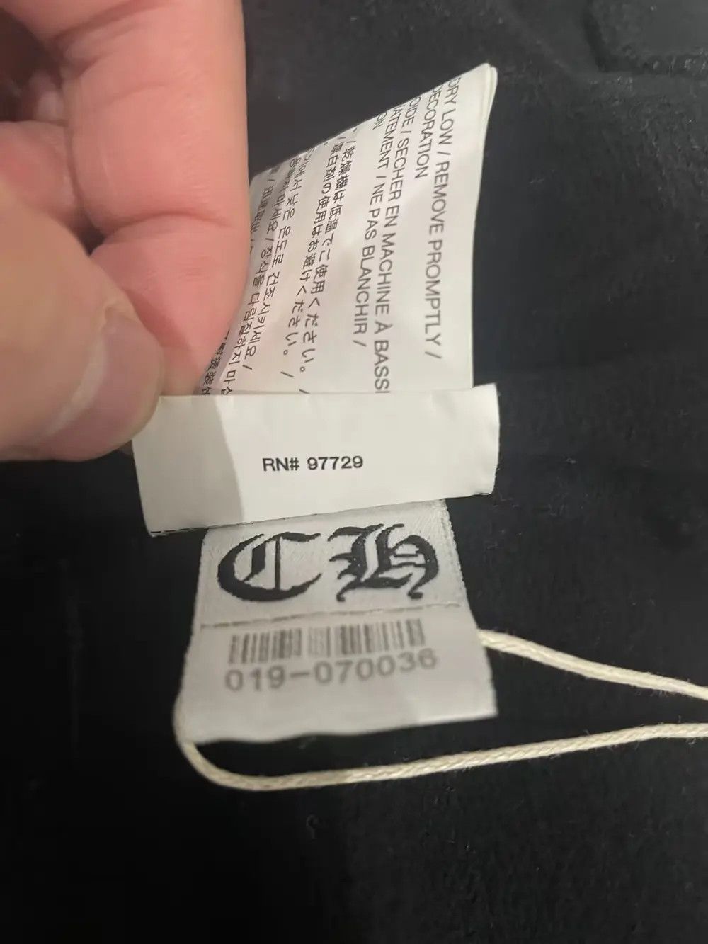 Chrome Hearts Chrome Hearts Rolling Stone Horseshoe Logo Zip Up Hoodie Size US L / EU 52-54 / 3 - 20 Thumbnail