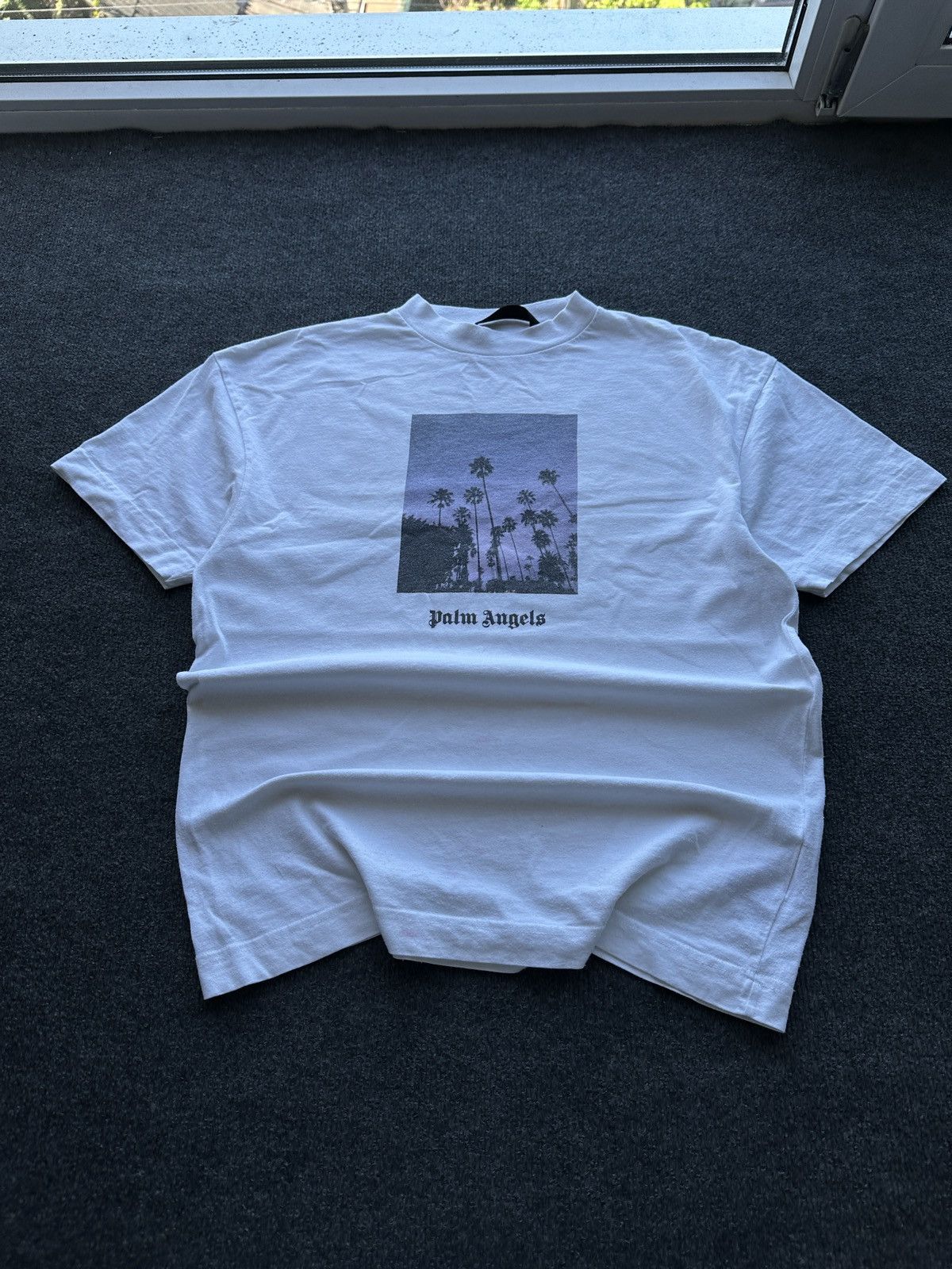 Palm Angels GRAIL🚨Palm Angels PALM STREET BIG LOGO T -Shirt y2k Size US S / EU 44-46 / 1 - 1 Thumbnail